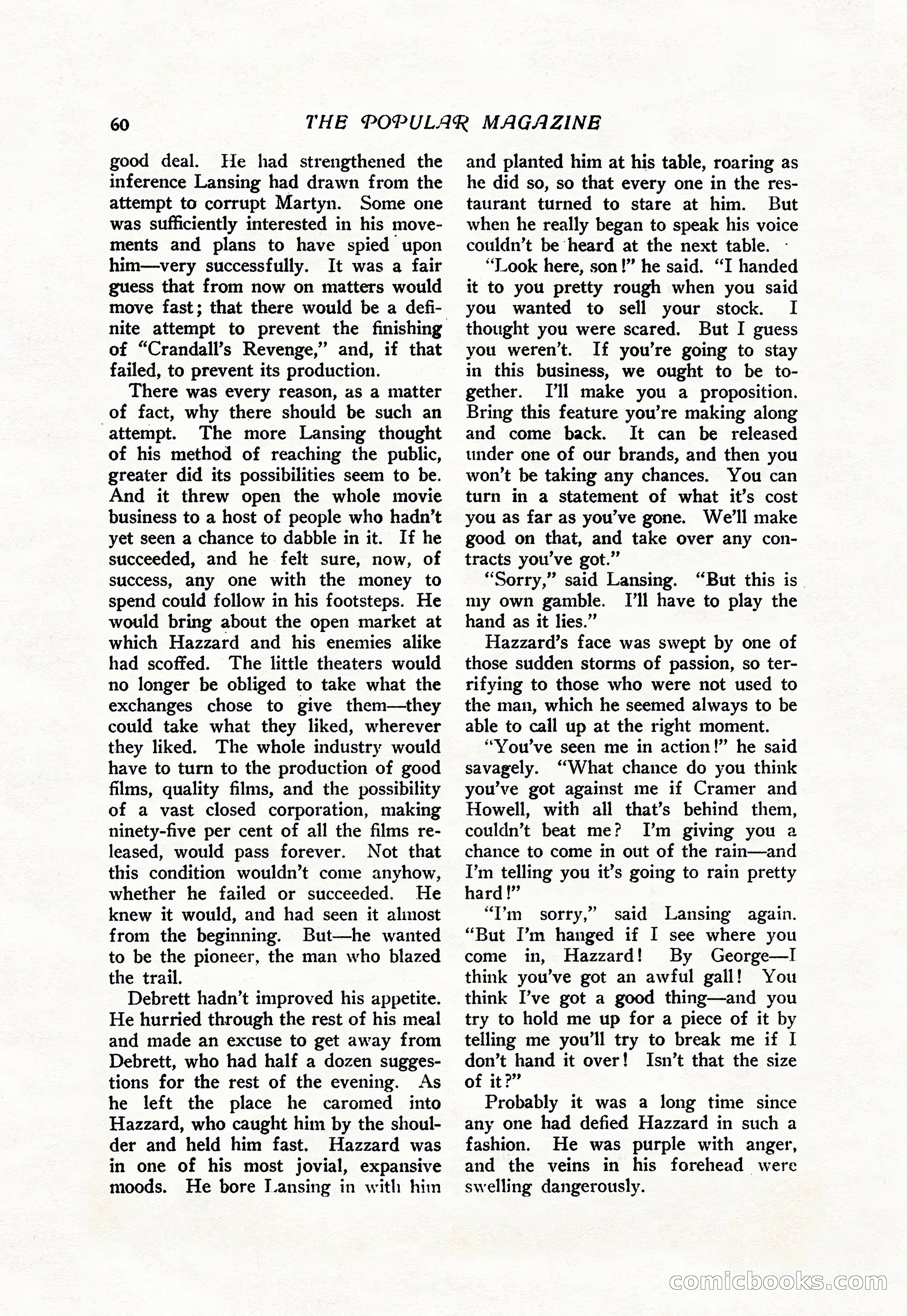 The Popular Magazine, Vol. 38, No. 5 — page 66 of 232