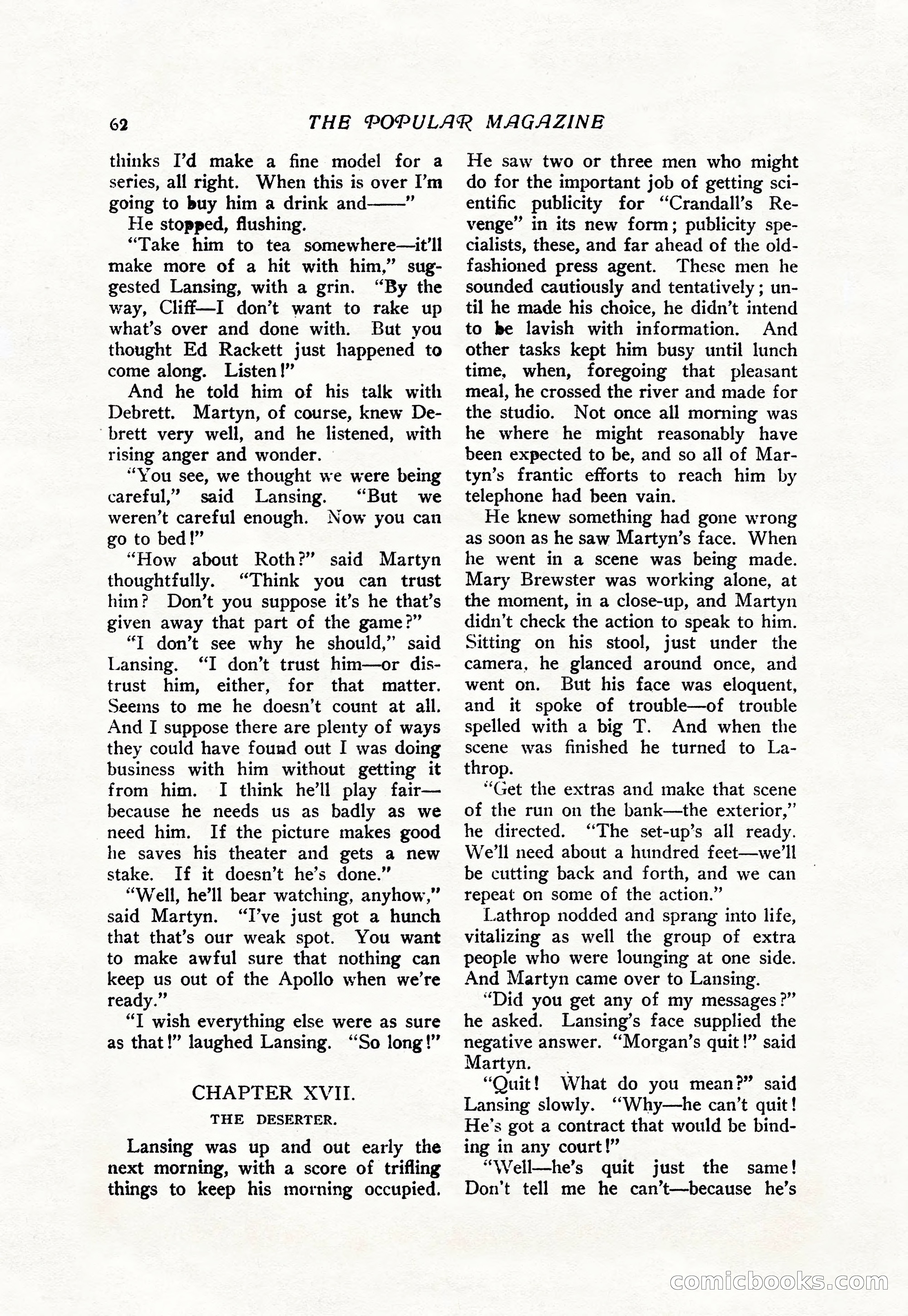 The Popular Magazine, Vol. 38, No. 5 — page 68 of 232
