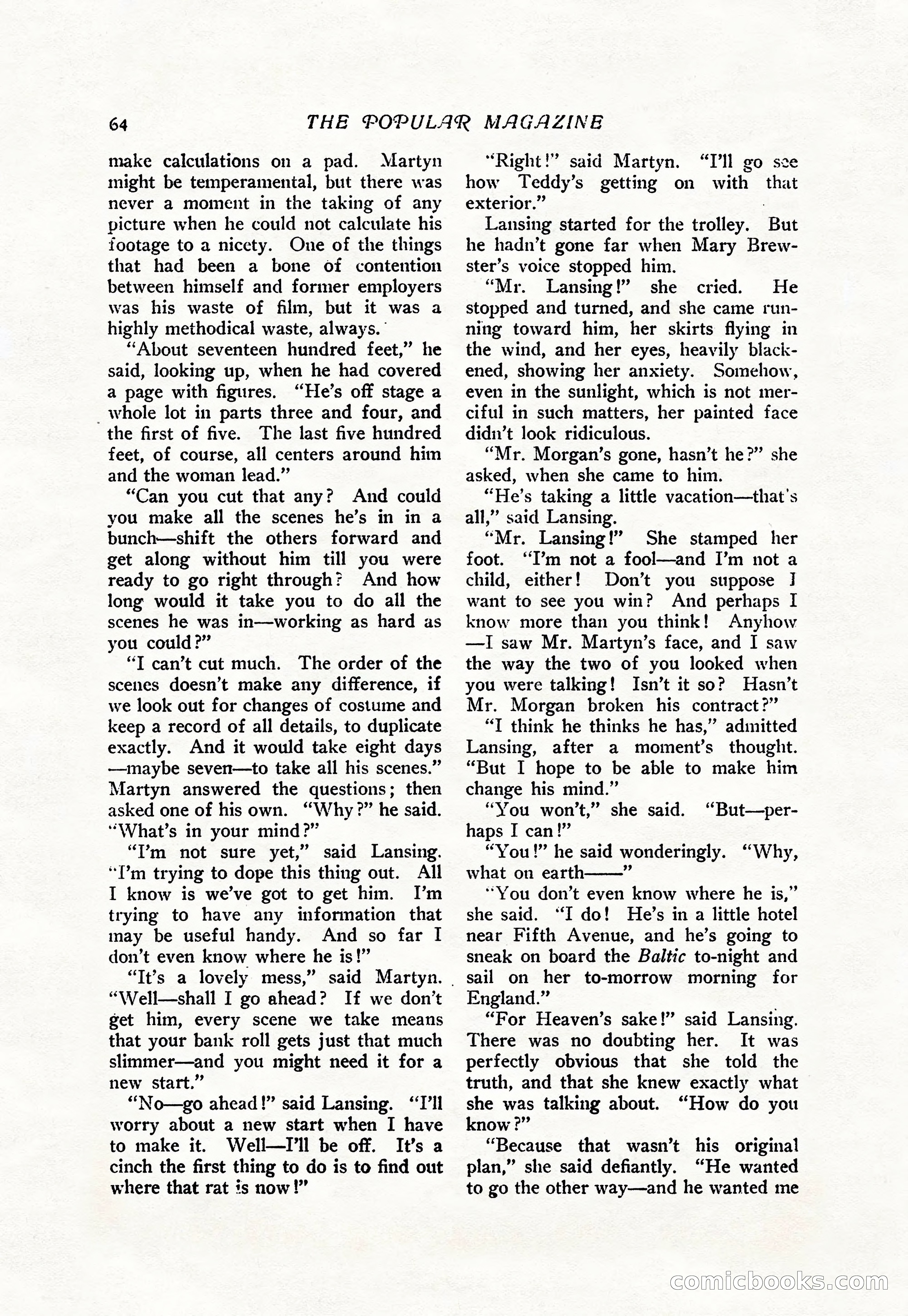 The Popular Magazine, Vol. 38, No. 5 — page 70 of 232