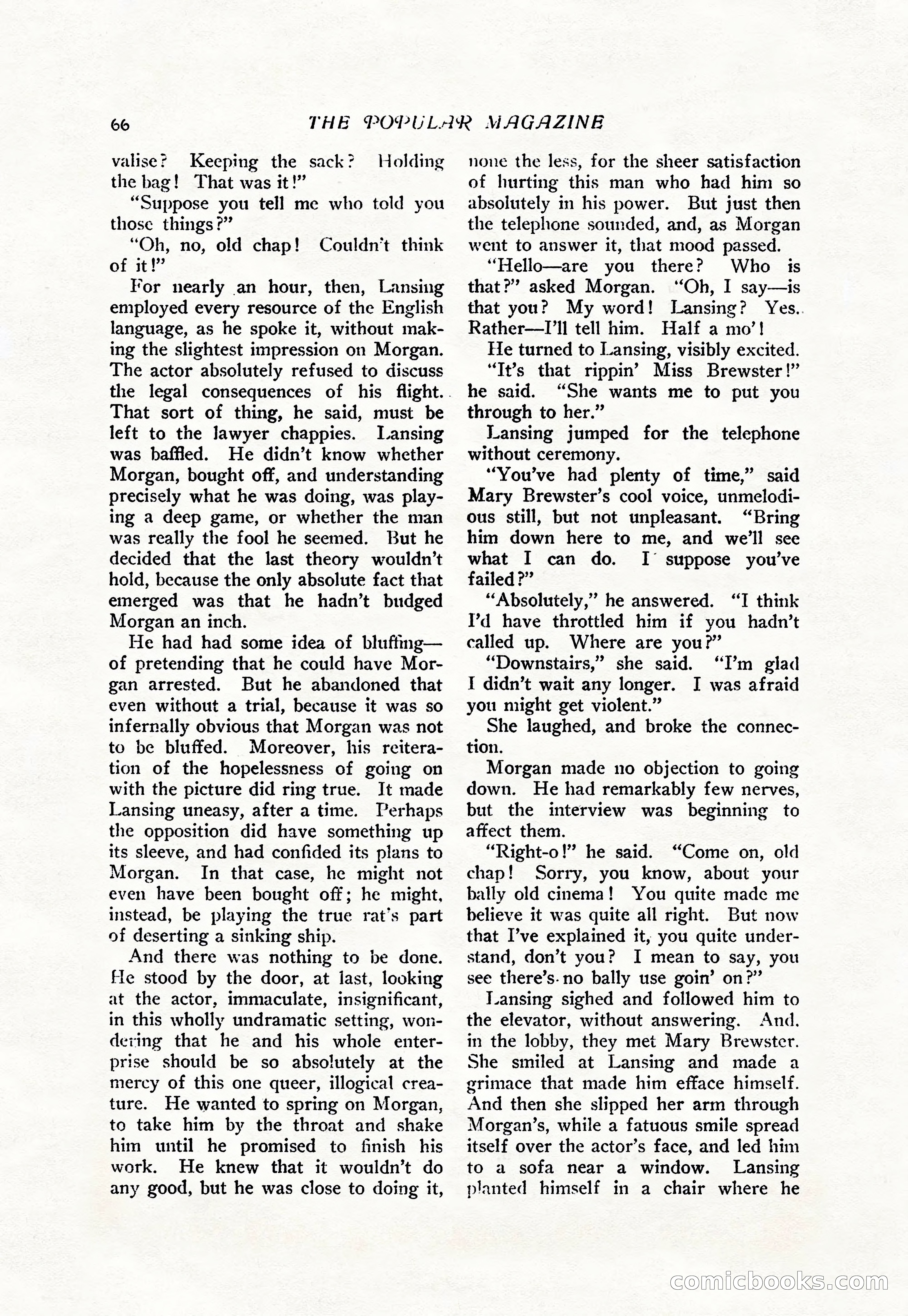 The Popular Magazine, Vol. 38, No. 5 — page 72 of 232