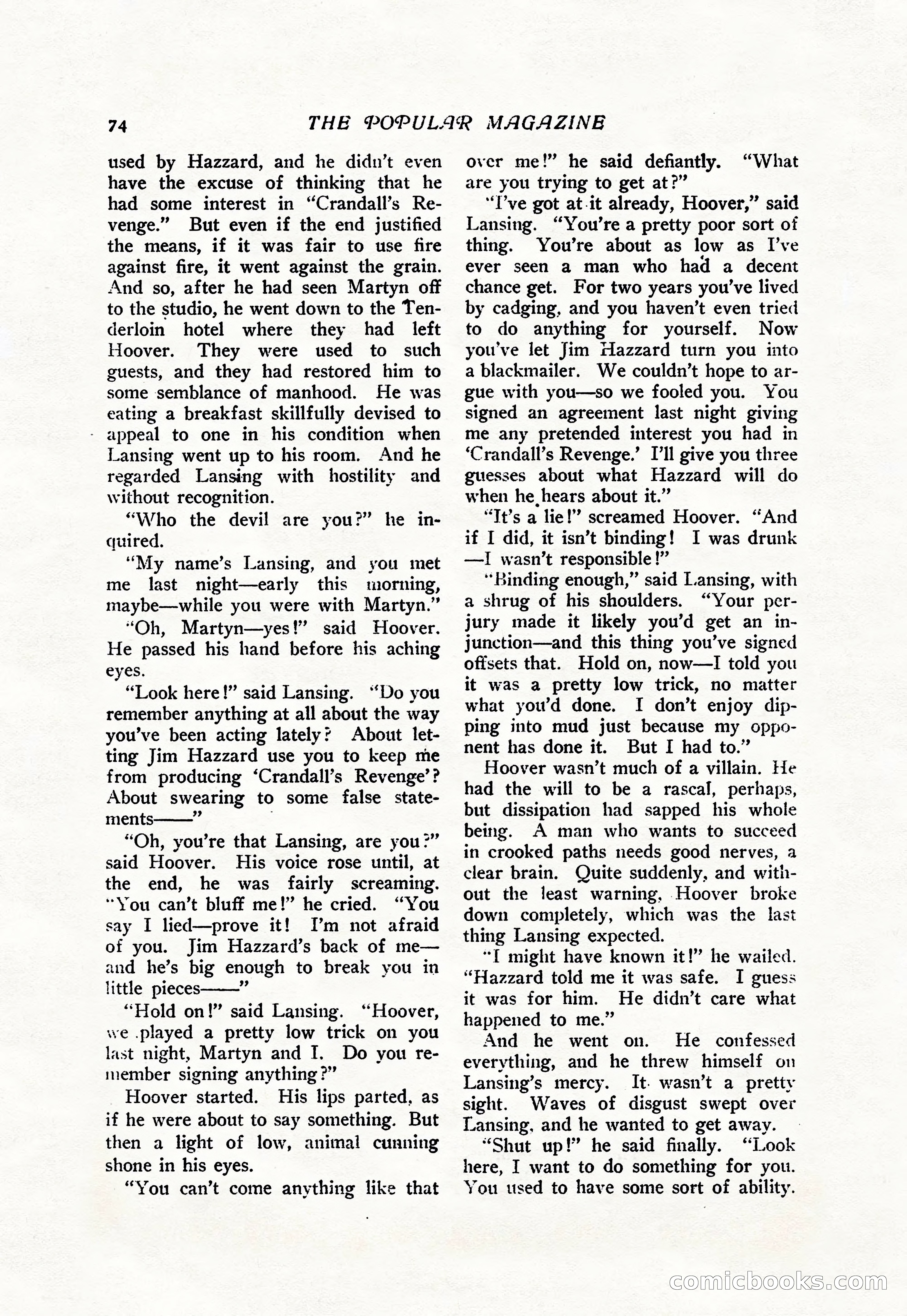 The Popular Magazine, Vol. 38, No. 5 — page 80 of 232
