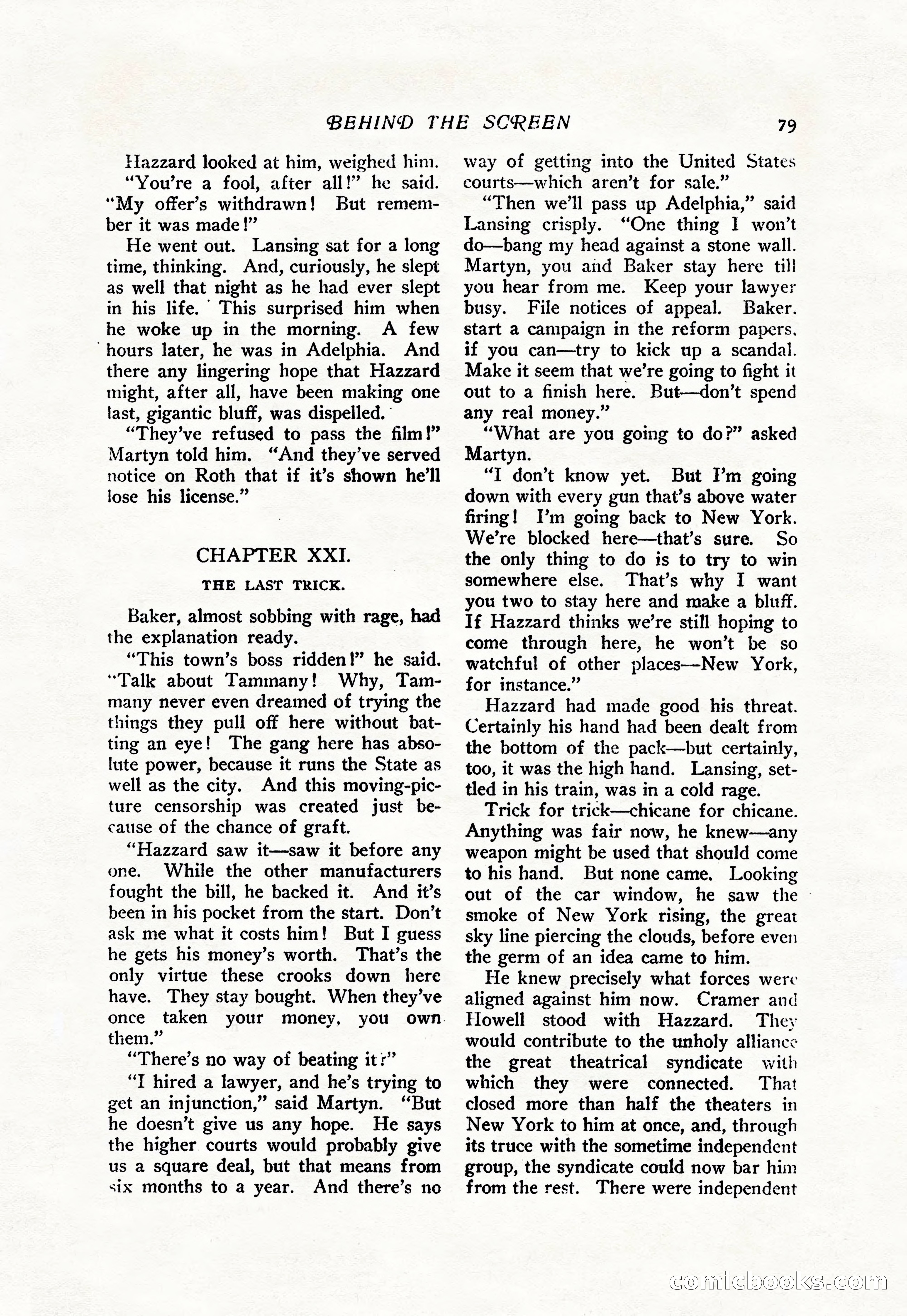 The Popular Magazine, Vol. 38, No. 5 — page 85 of 232