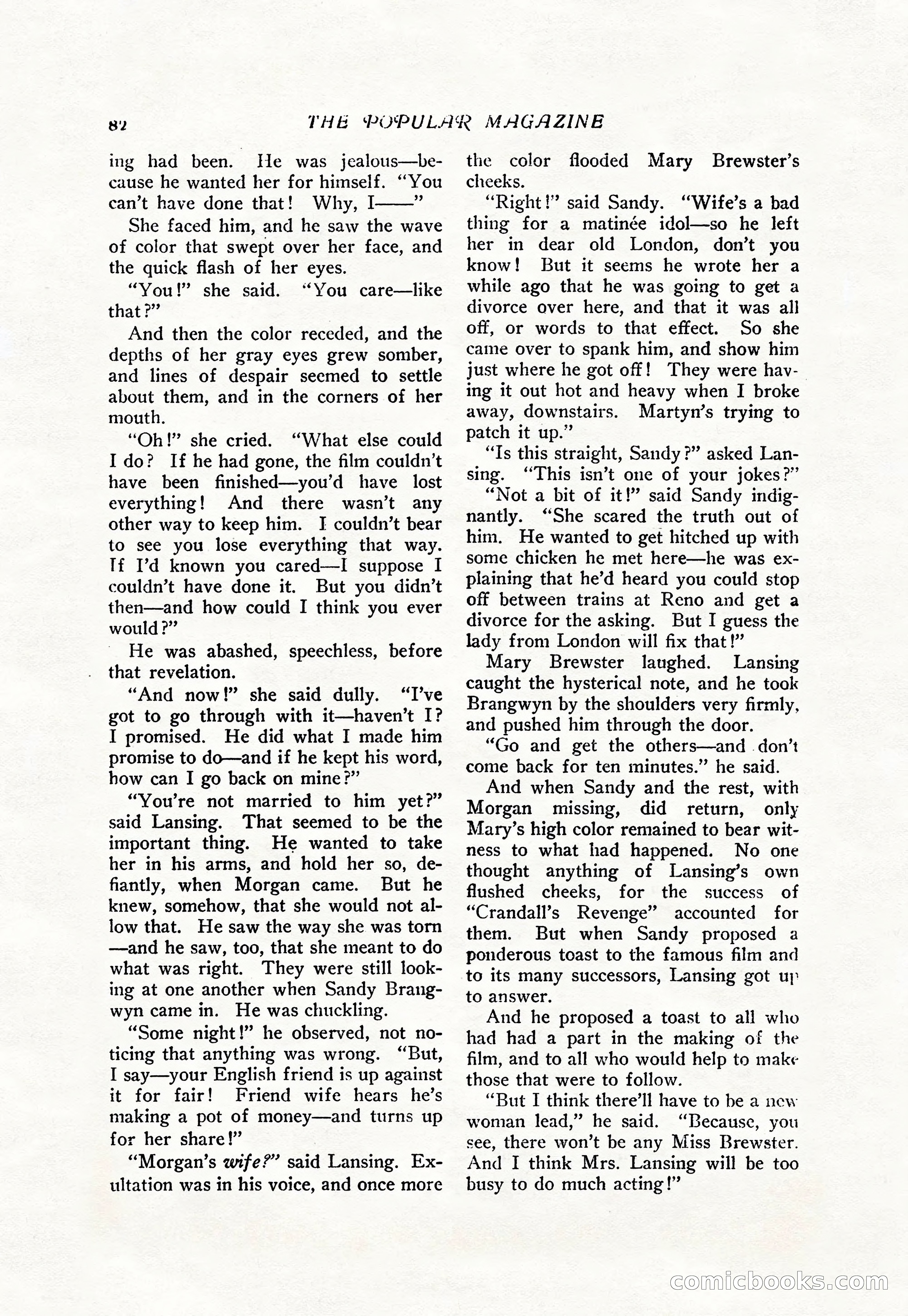 The Popular Magazine, Vol. 38, No. 5 — page 88 of 232