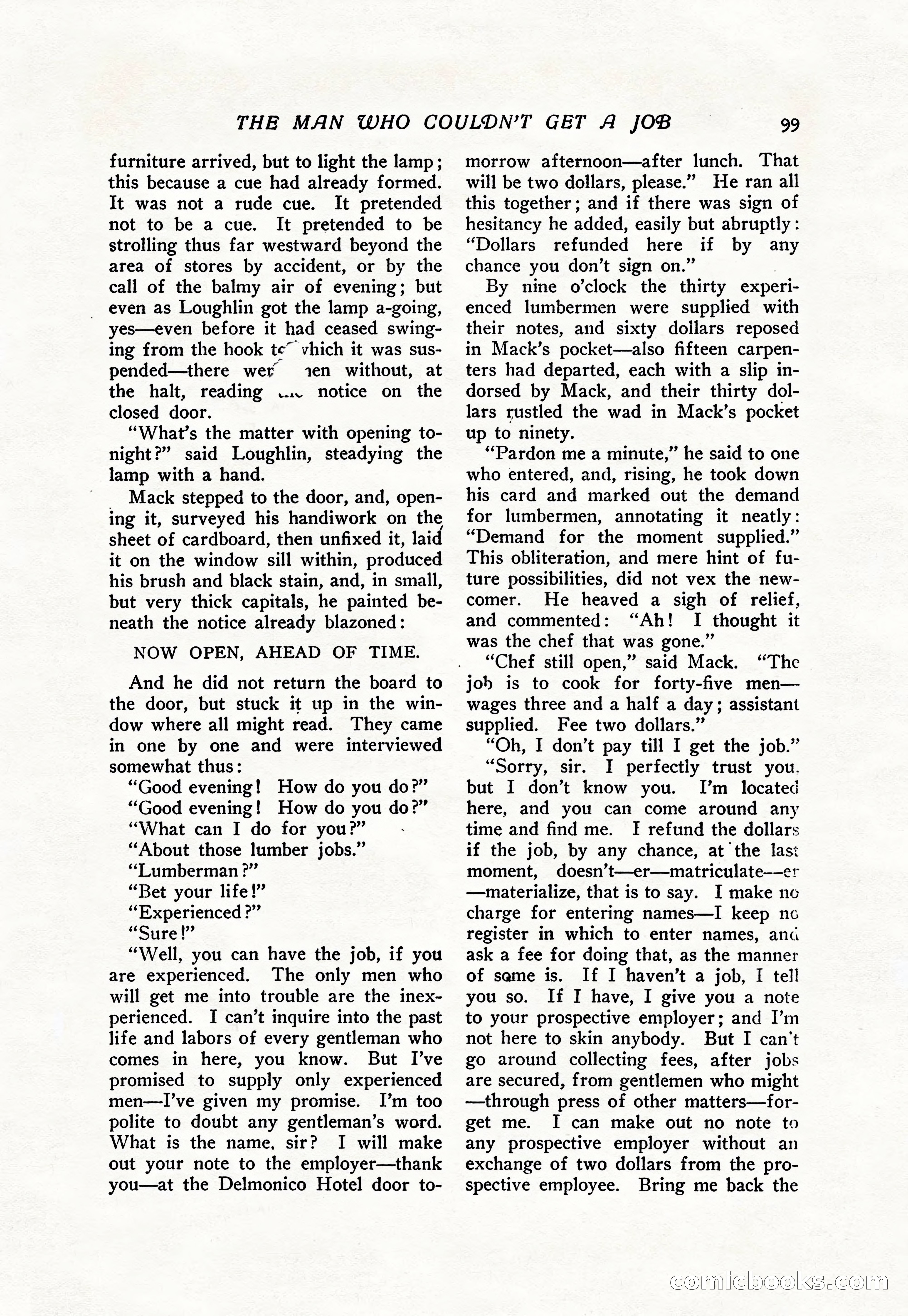 The Popular Magazine, Vol. 38, No. 5 — page 105 of 232