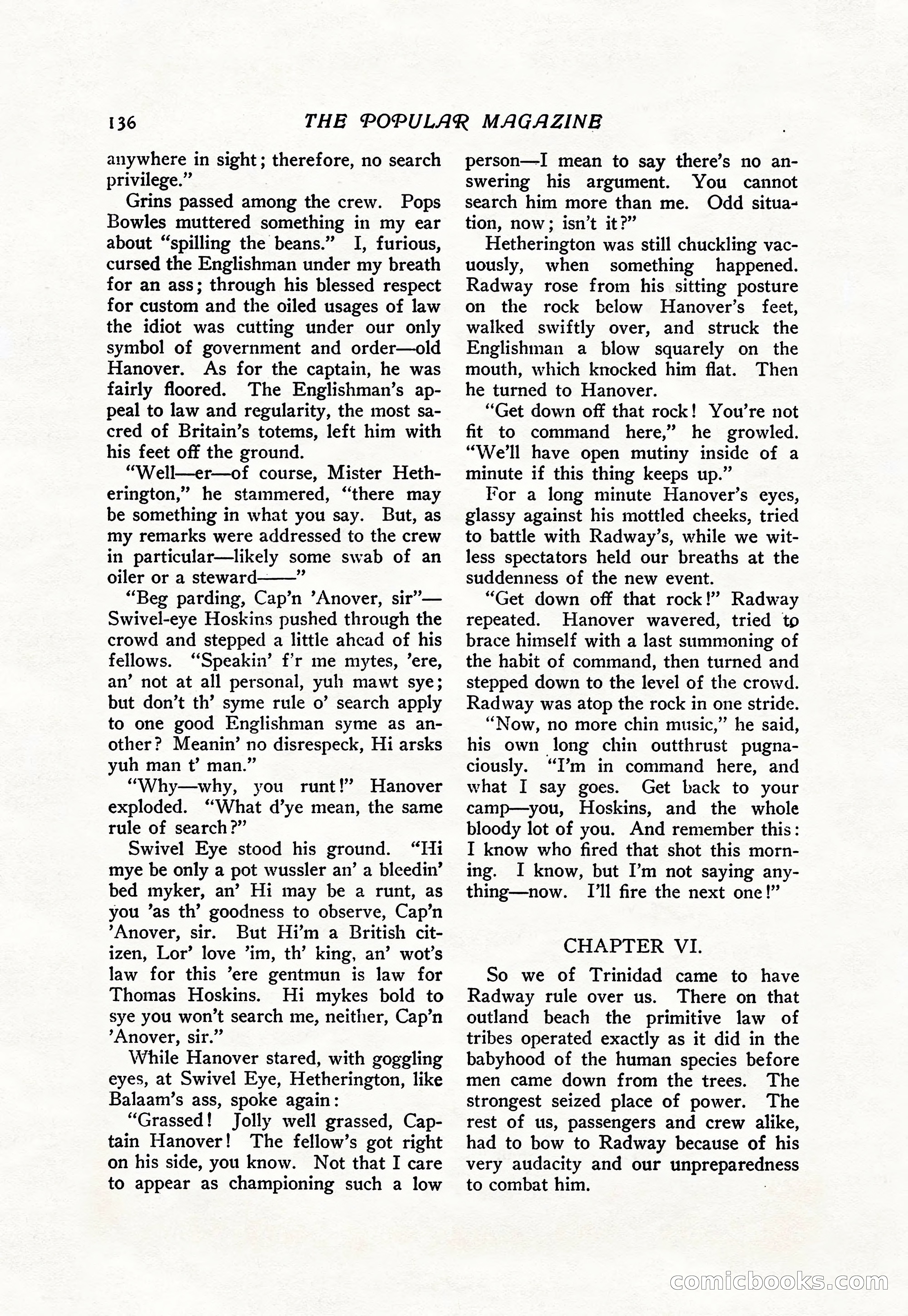 The Popular Magazine, Vol. 38, No. 5 — page 142 of 232