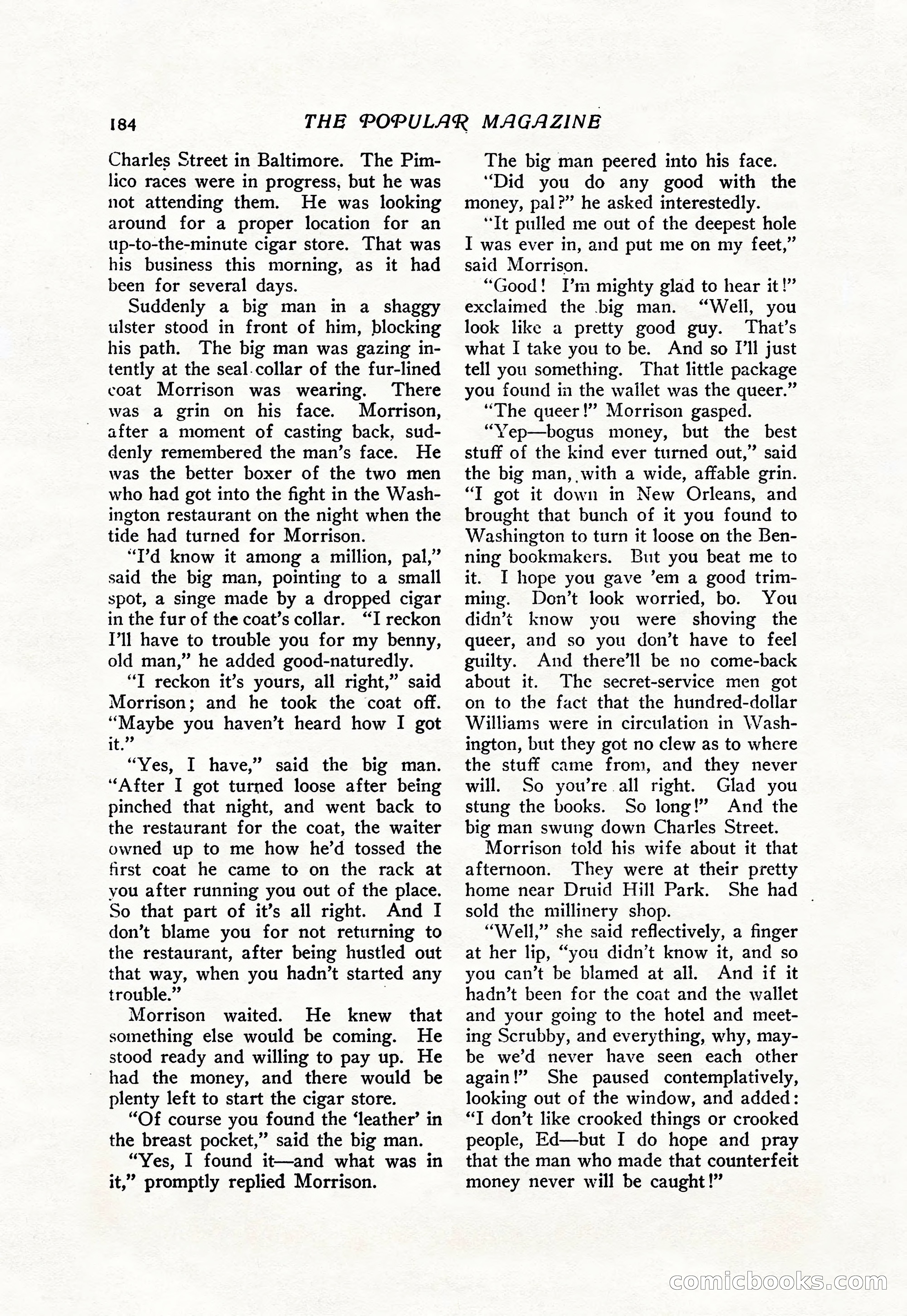 The Popular Magazine, Vol. 38, No. 5 — page 190 of 232