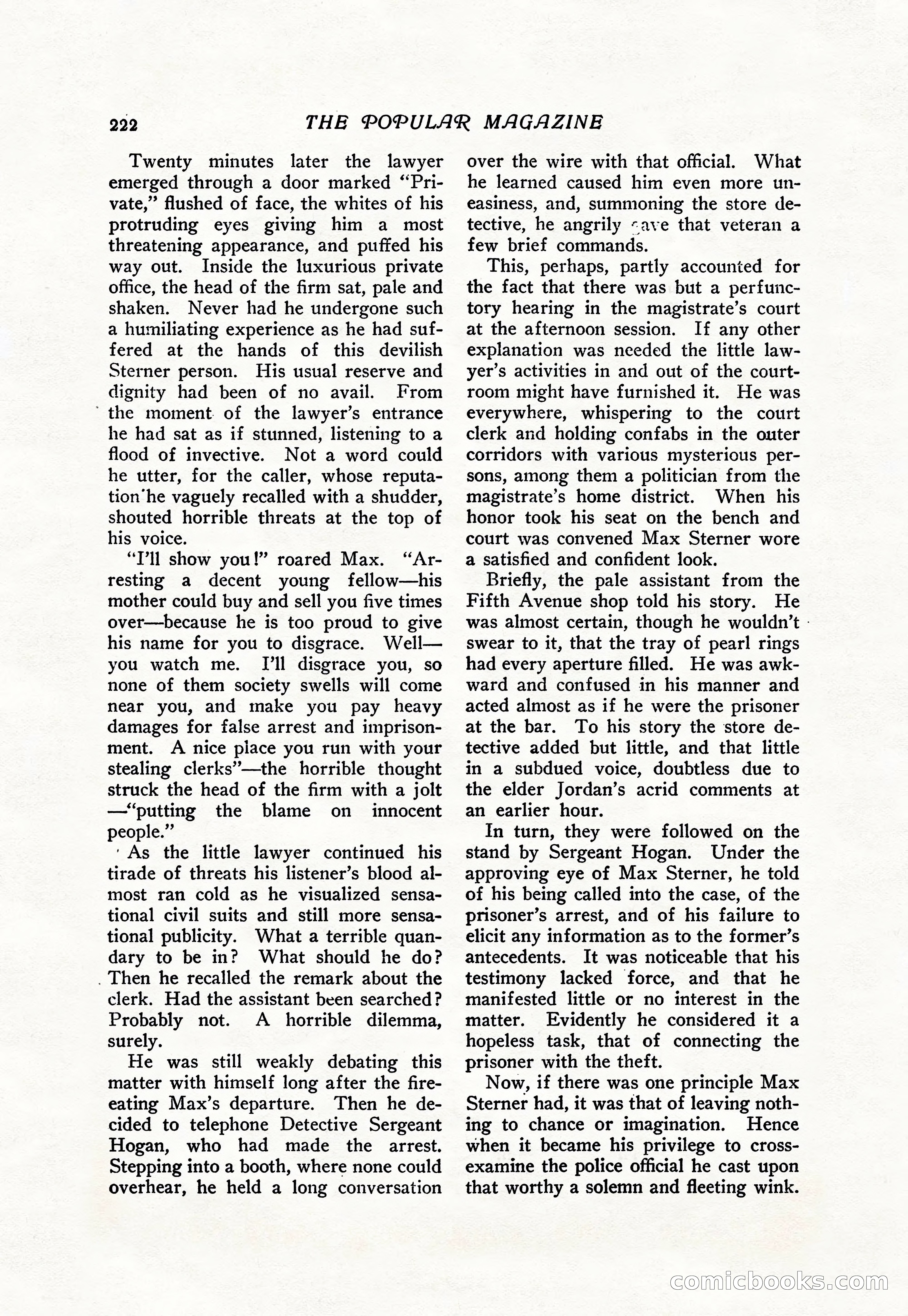 The Popular Magazine, Vol. 38, No. 5 — page 228 of 232