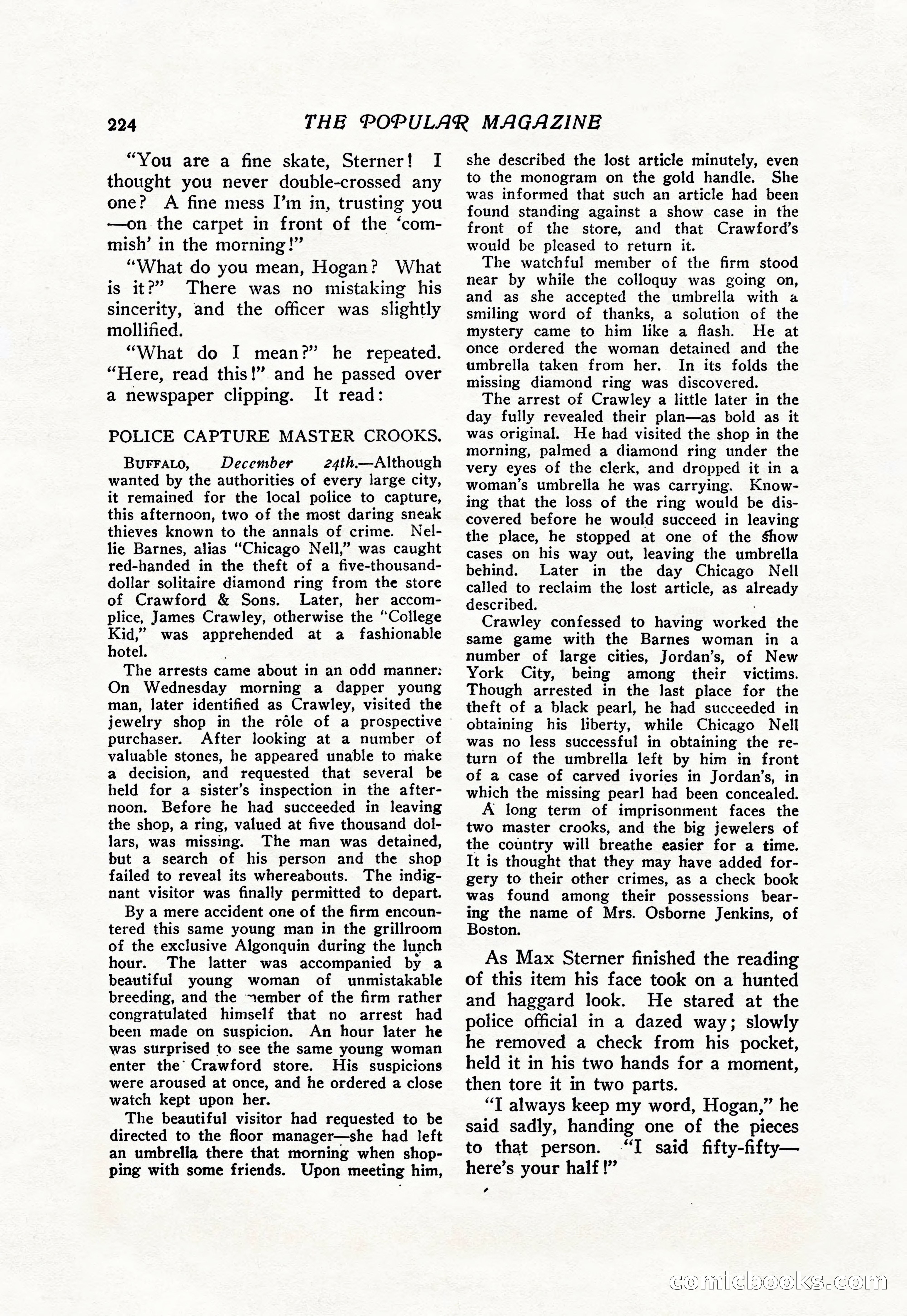 The Popular Magazine, Vol. 38, No. 5 — page 230 of 232