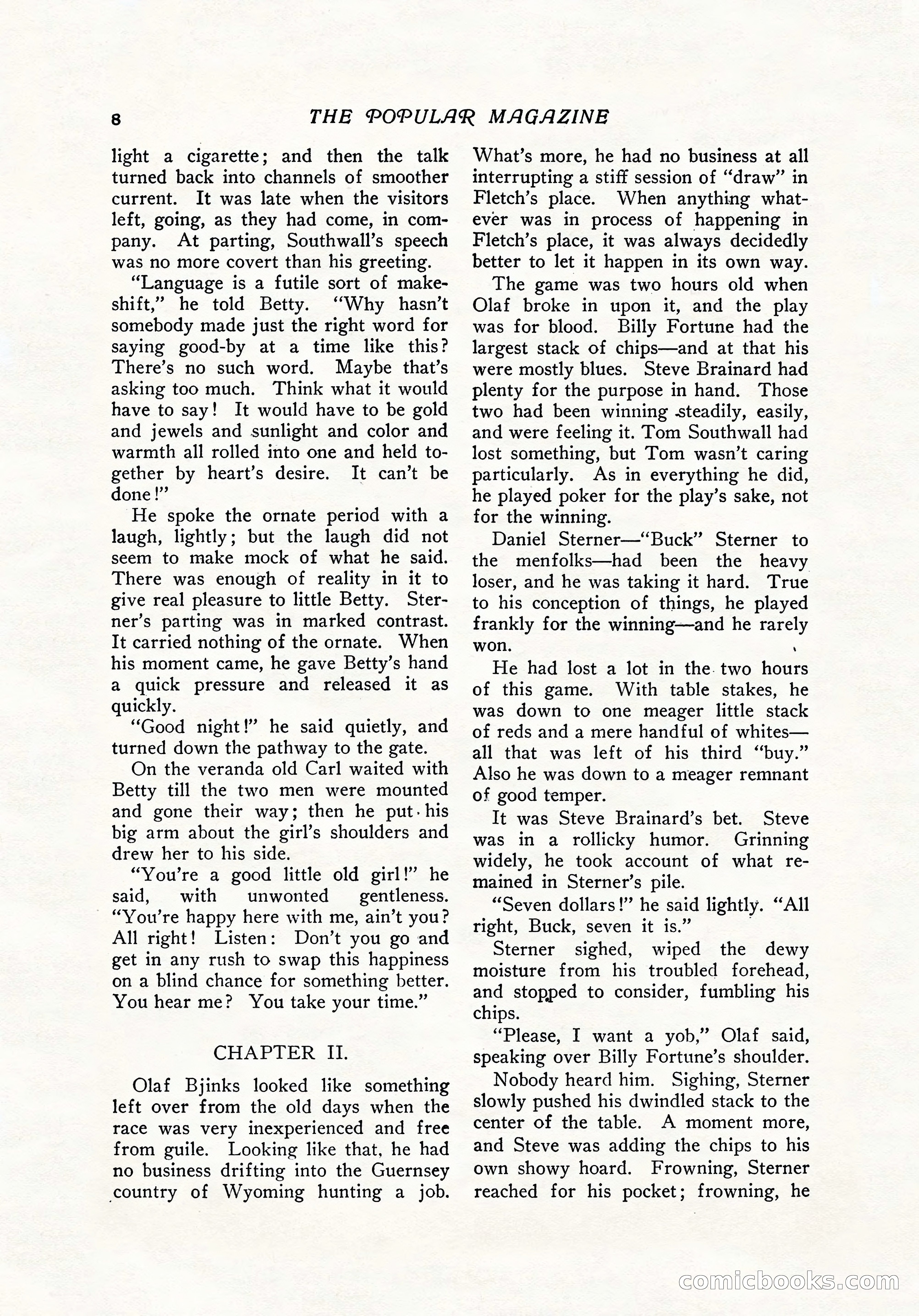 The Popular Magazine, December 7, 1916 — page 14 of 232