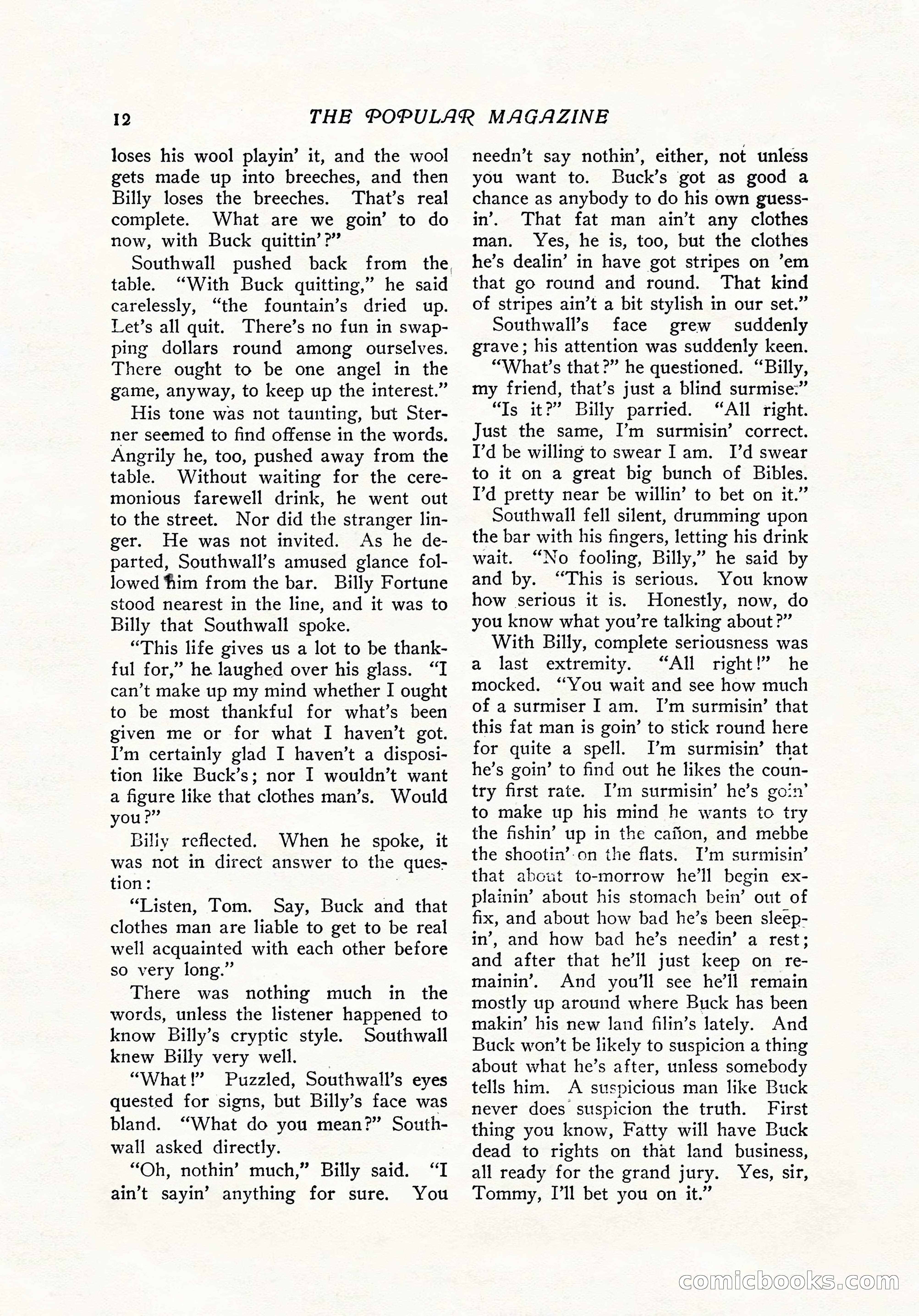 The Popular Magazine, December 7, 1916 — page 18 of 232