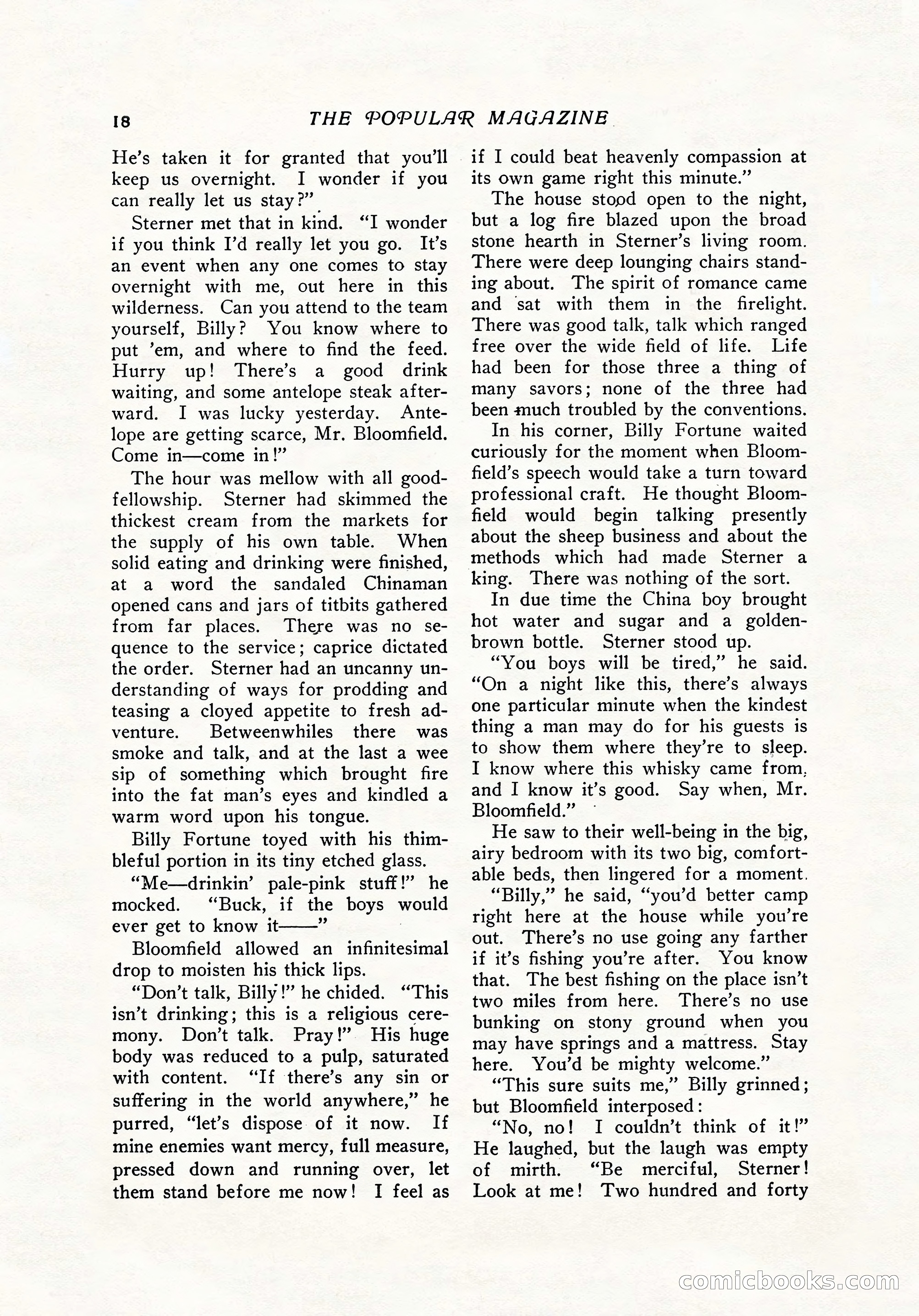 The Popular Magazine, December 7, 1916 — page 24 of 232