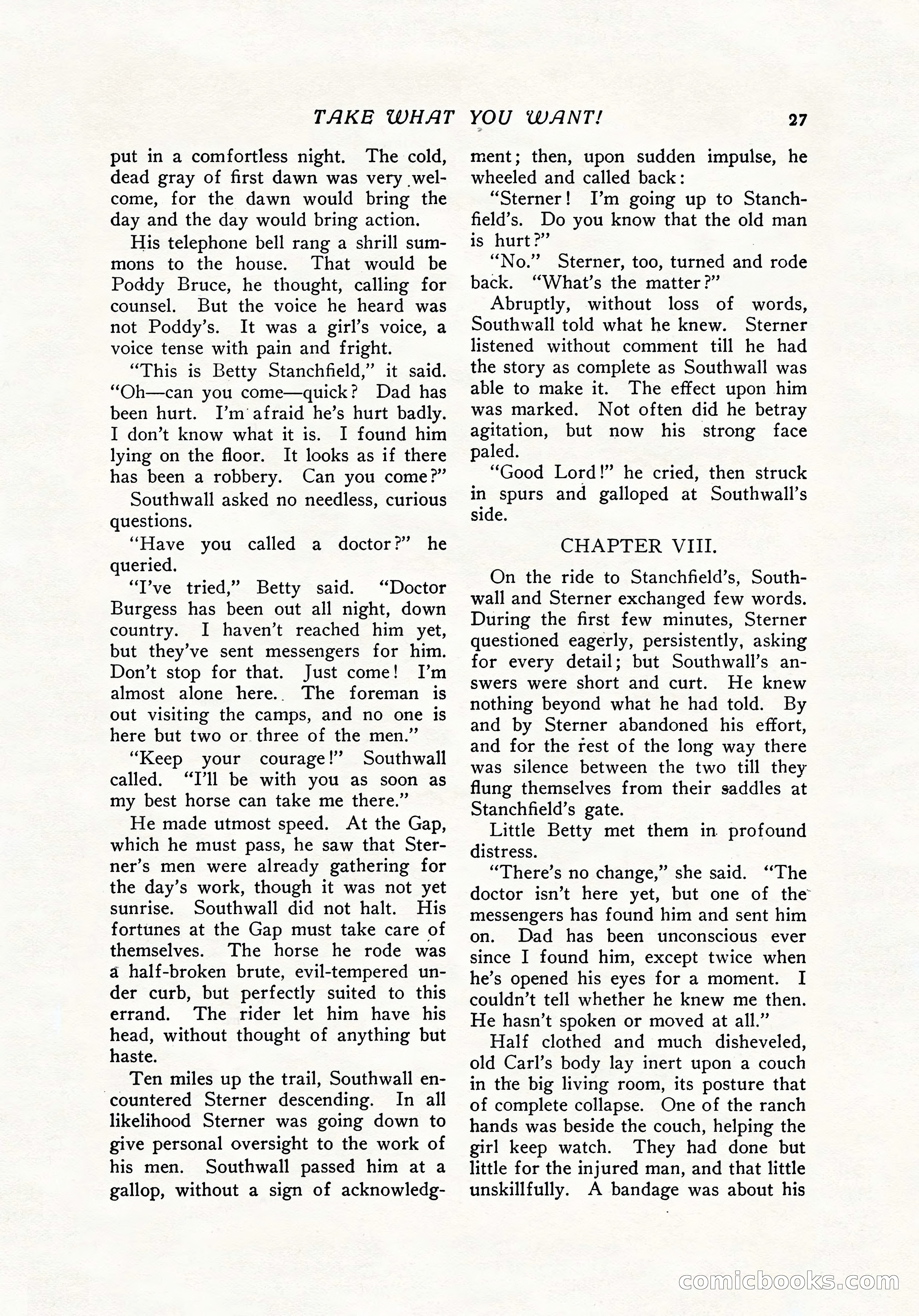 The Popular Magazine, December 7, 1916 — page 33 of 232