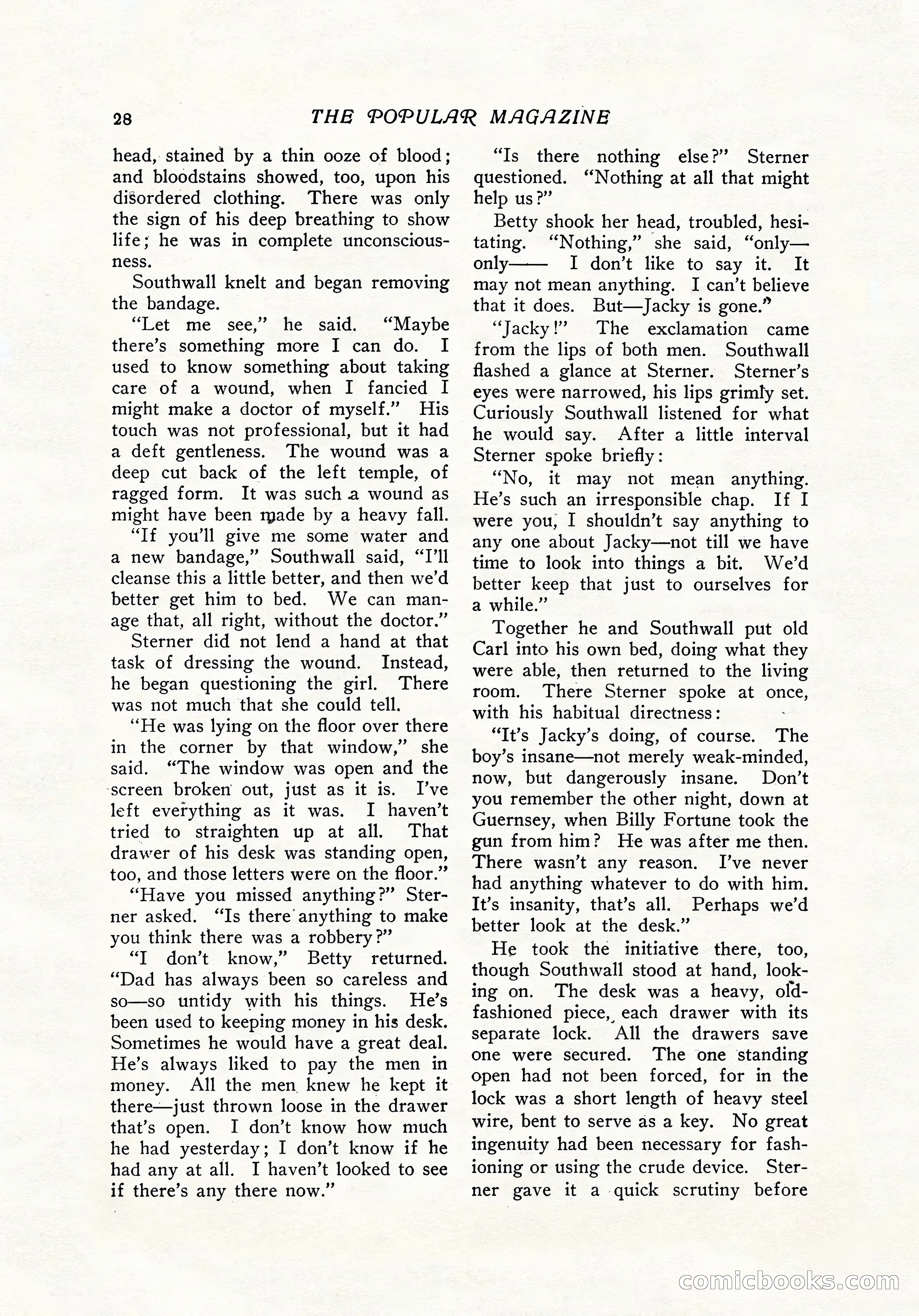 The Popular Magazine, December 7, 1916 — page 34 of 232