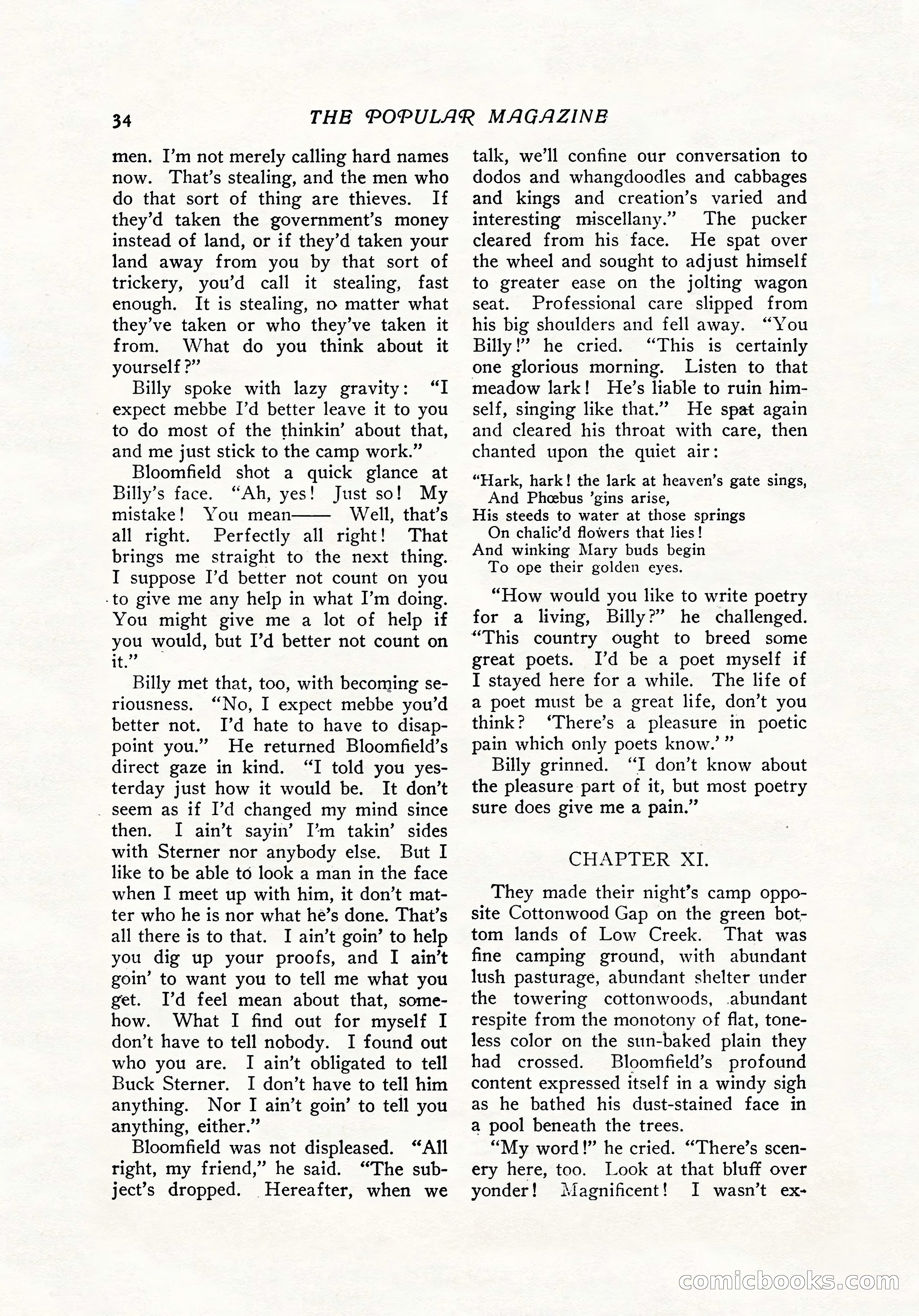 The Popular Magazine, December 7, 1916 — page 40 of 232