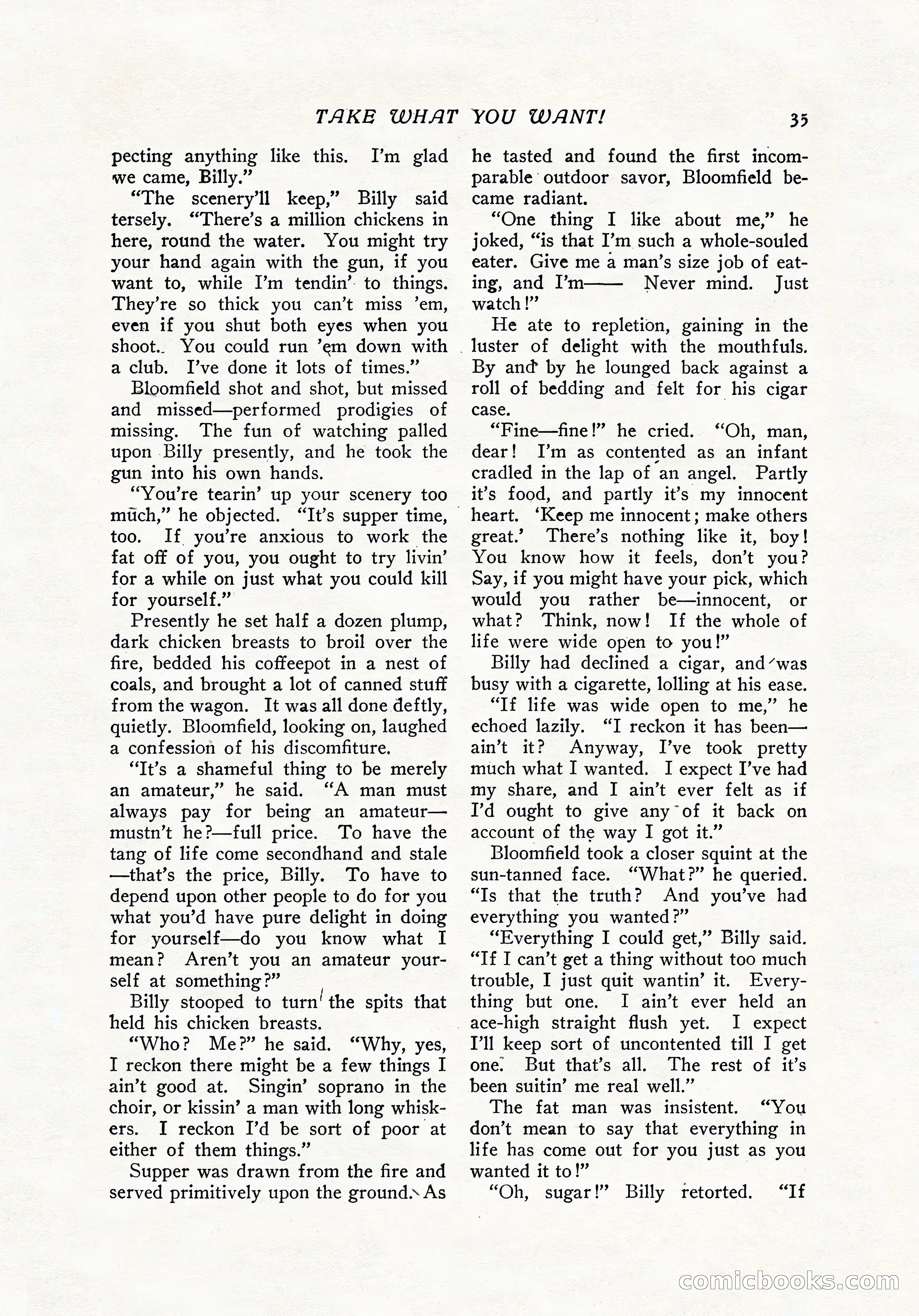 The Popular Magazine, December 7, 1916 — page 41 of 232