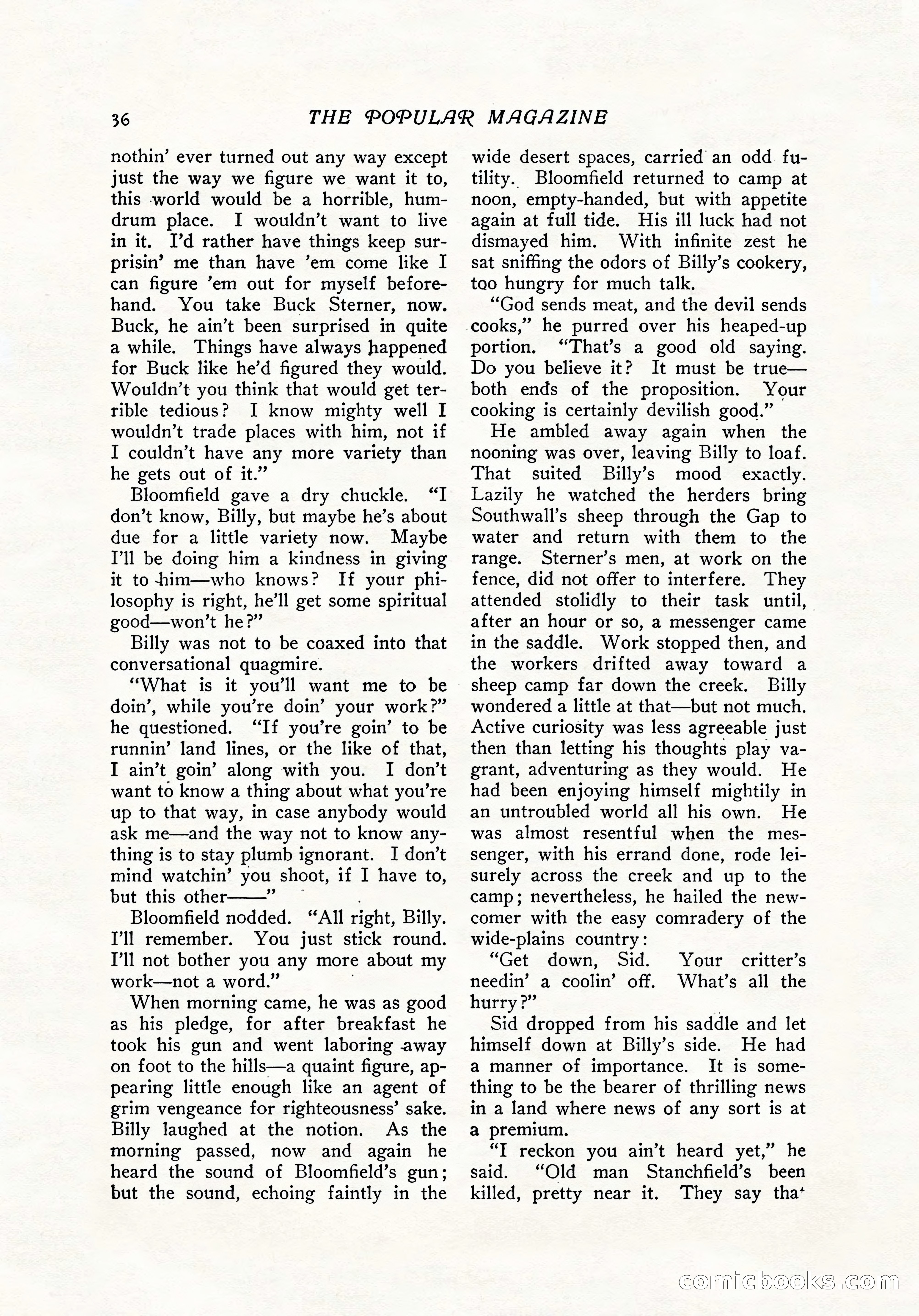 The Popular Magazine, December 7, 1916 — page 42 of 232