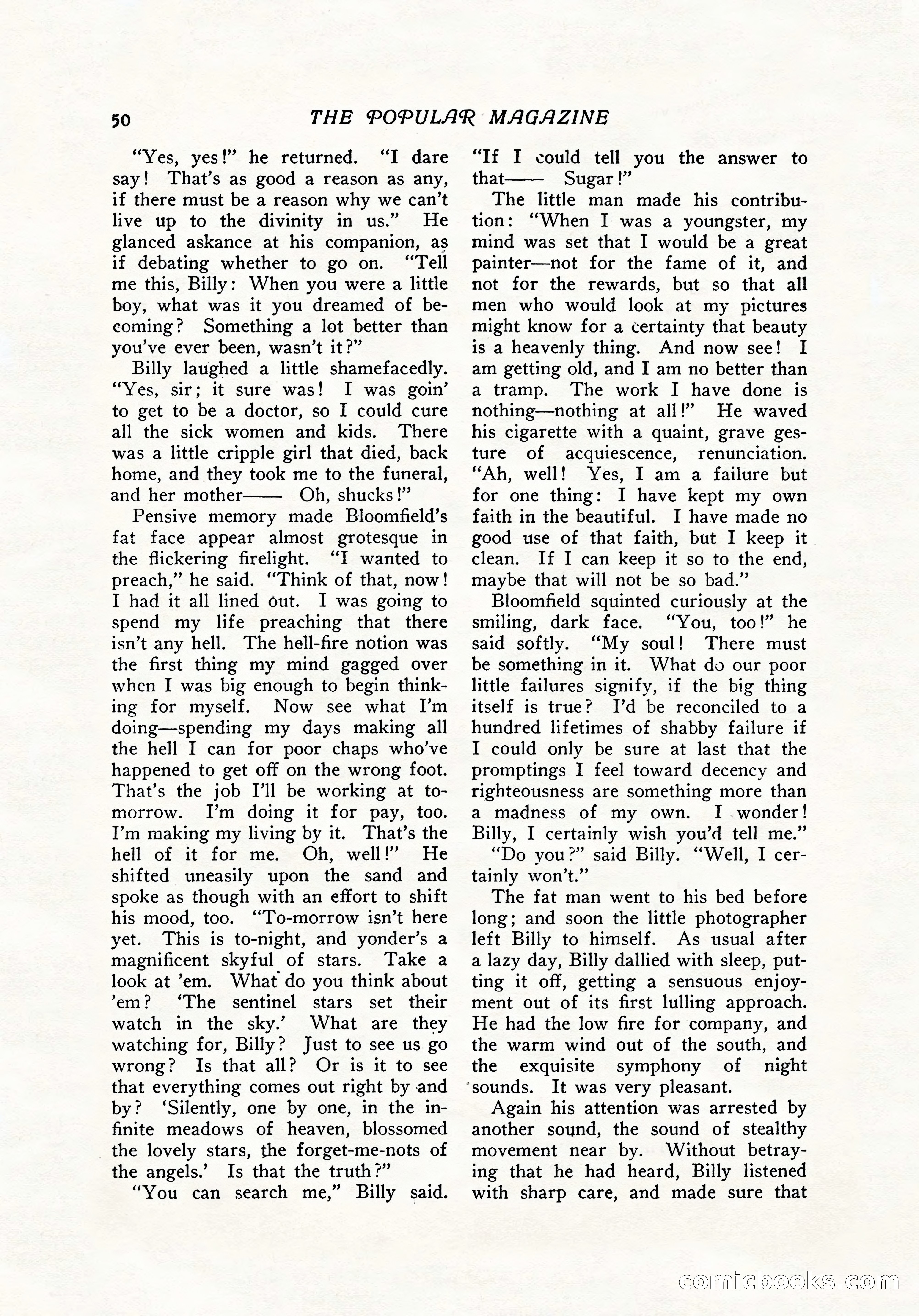 The Popular Magazine, December 7, 1916 — page 56 of 232
