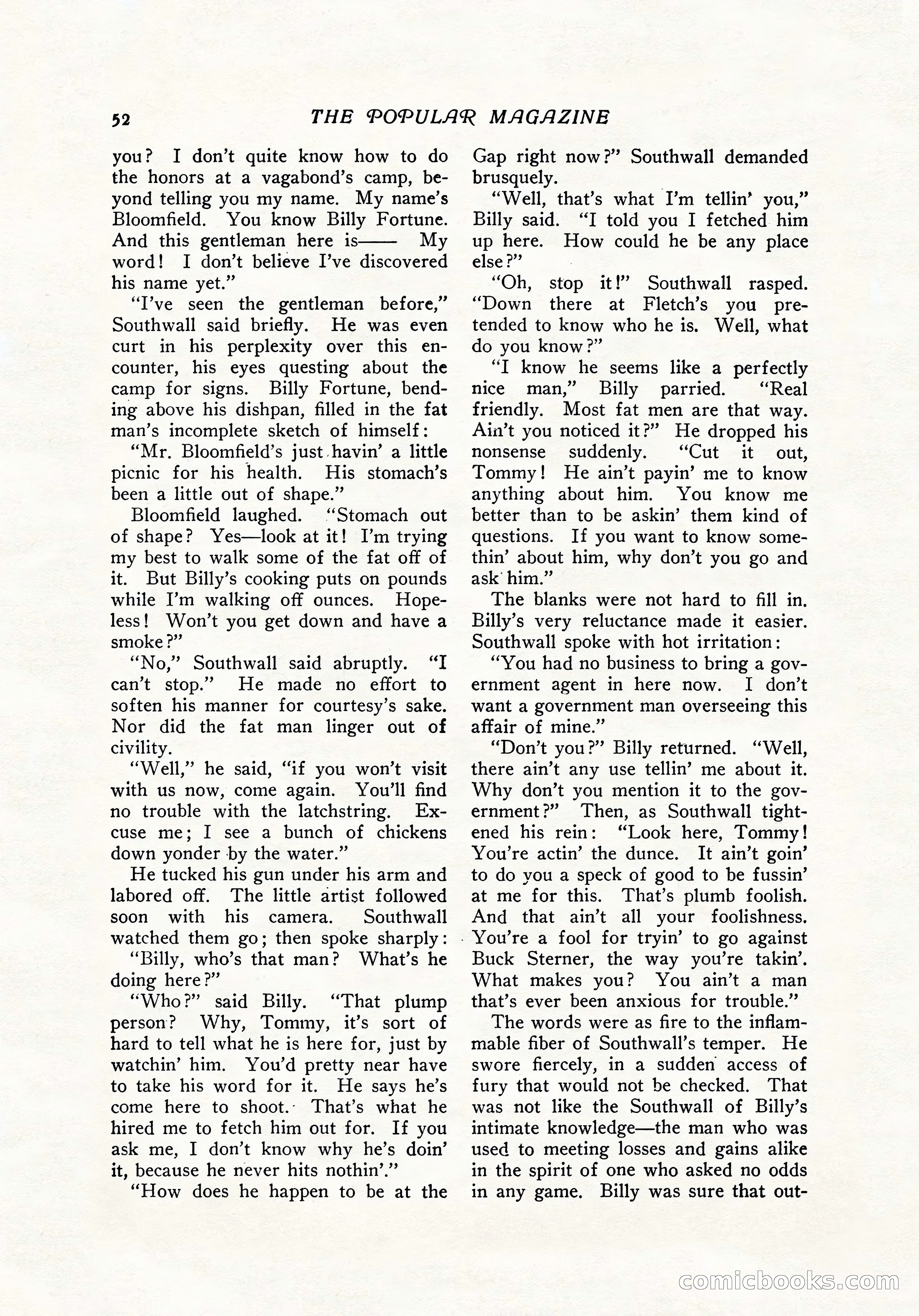 The Popular Magazine, December 7, 1916 — page 58 of 232