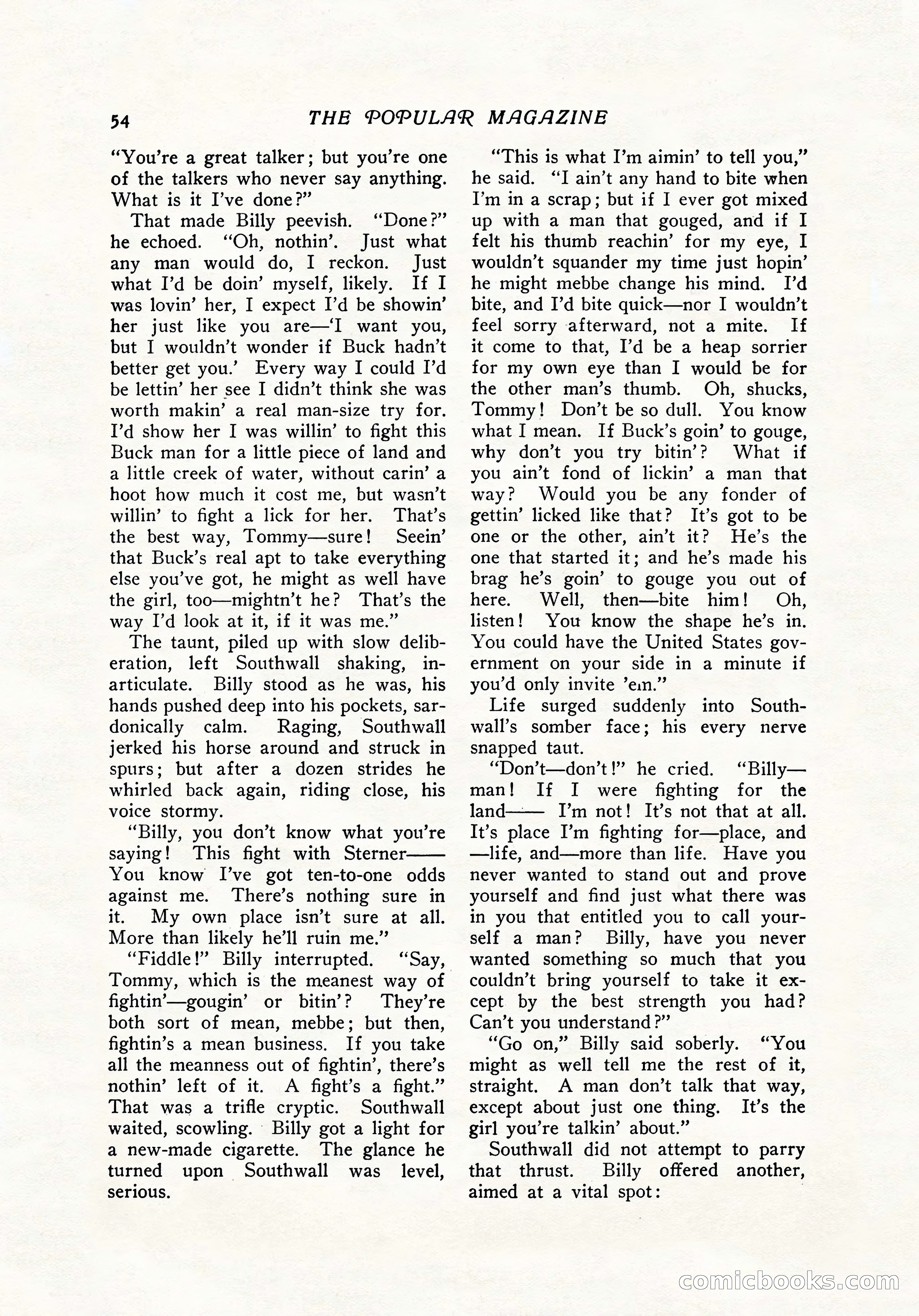 The Popular Magazine, December 7, 1916 — page 60 of 232