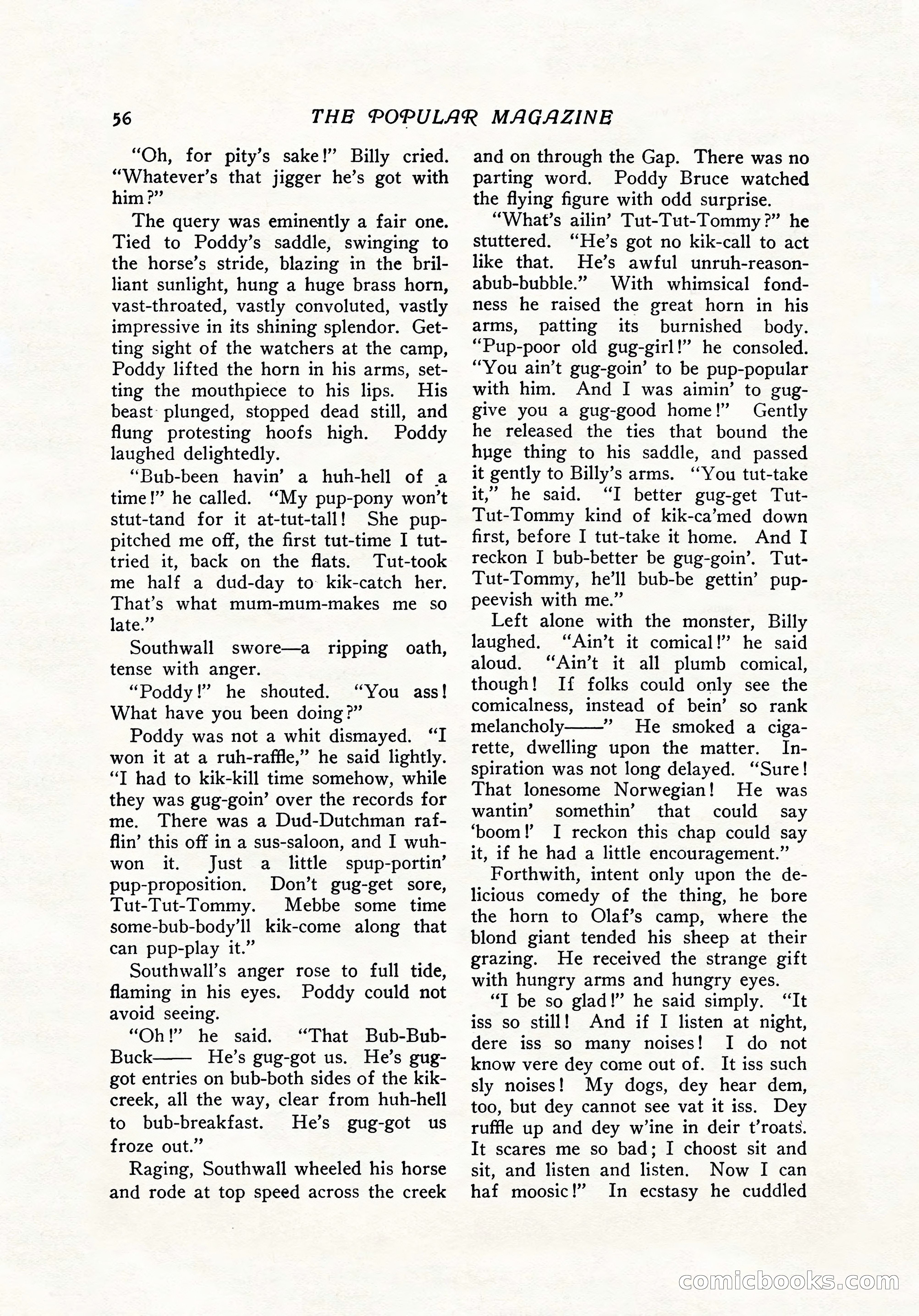 The Popular Magazine, December 7, 1916 — page 62 of 232