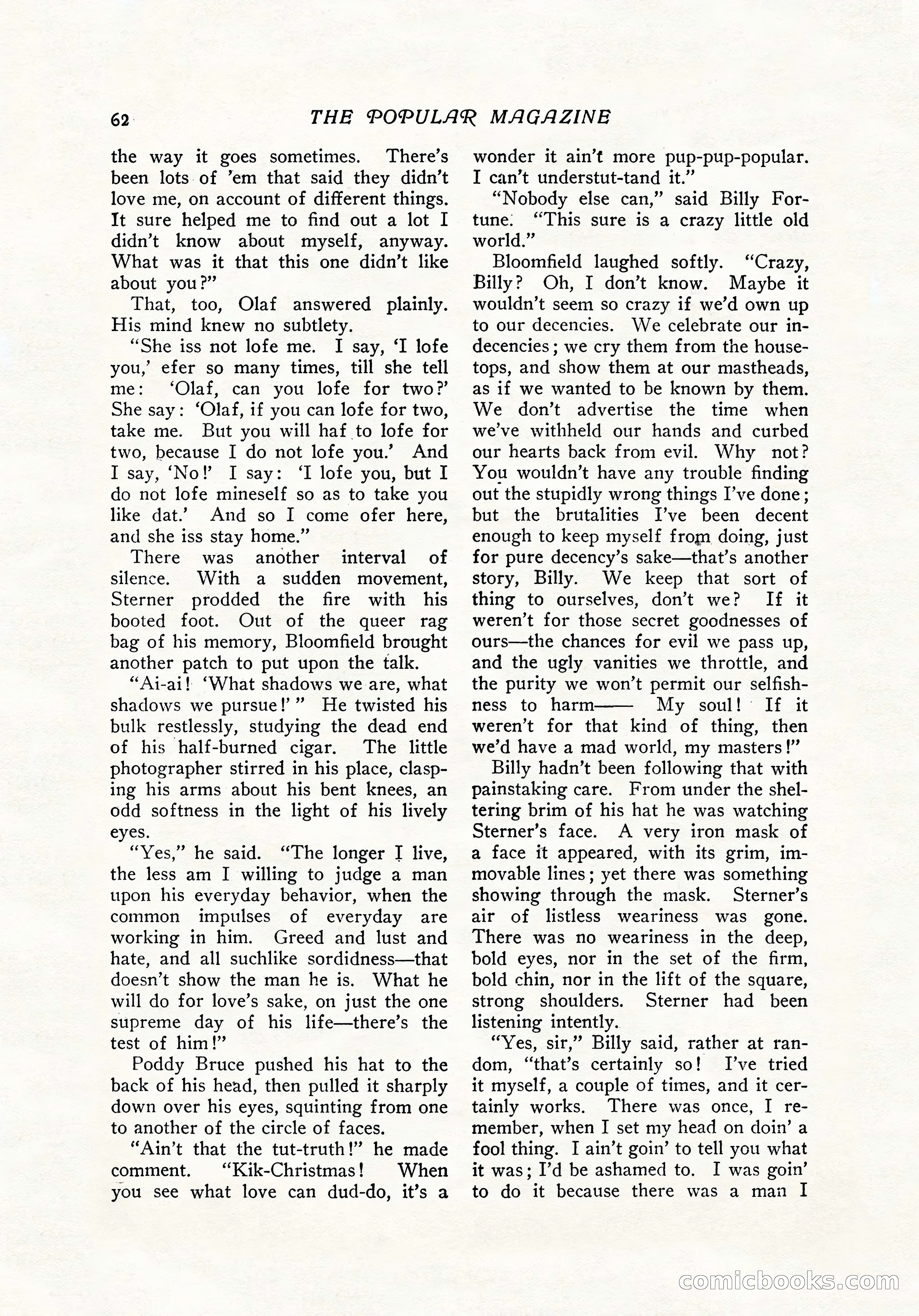 The Popular Magazine, December 7, 1916 — page 68 of 232