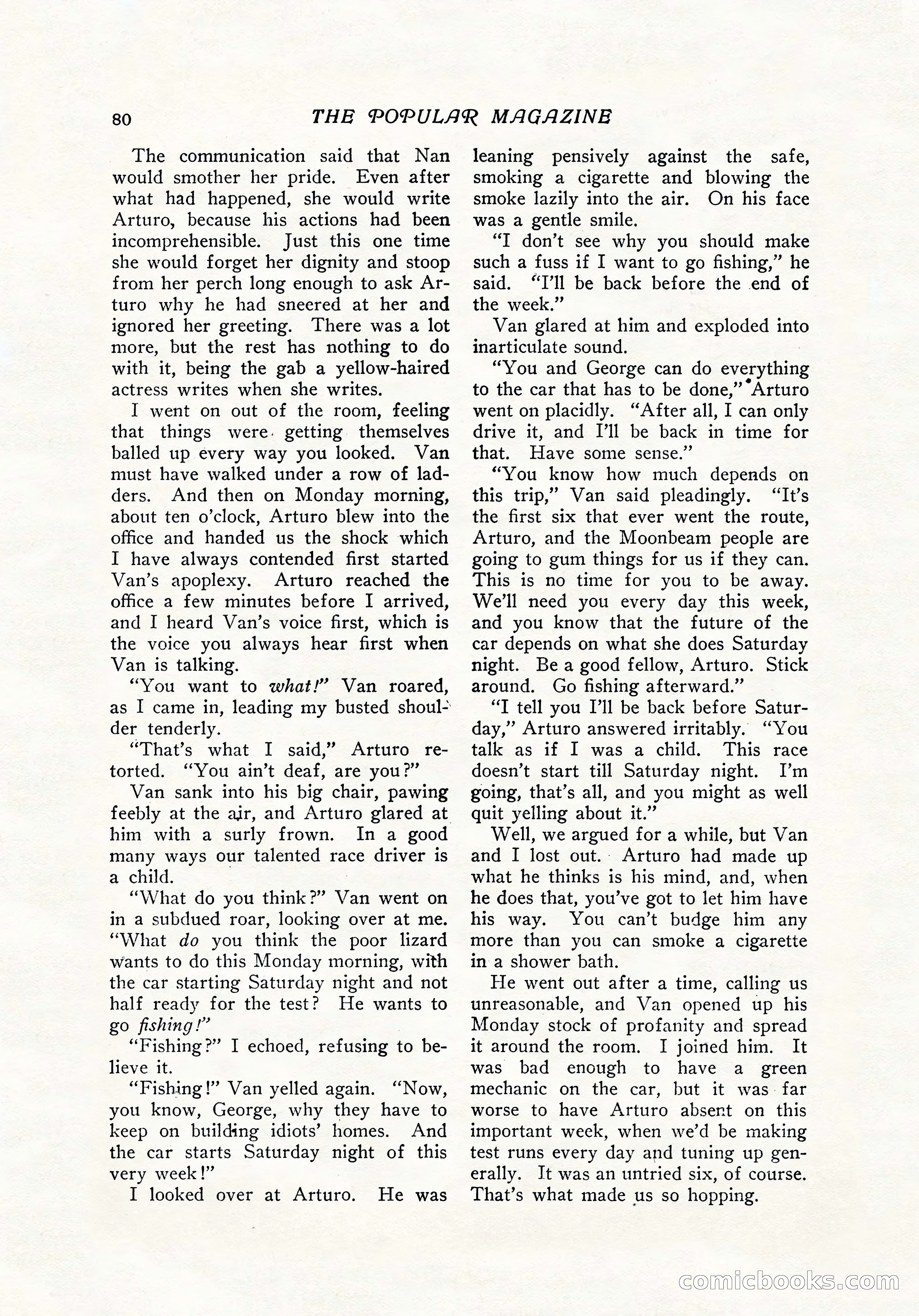 The Popular Magazine, December 7, 1916 — page 86 of 232