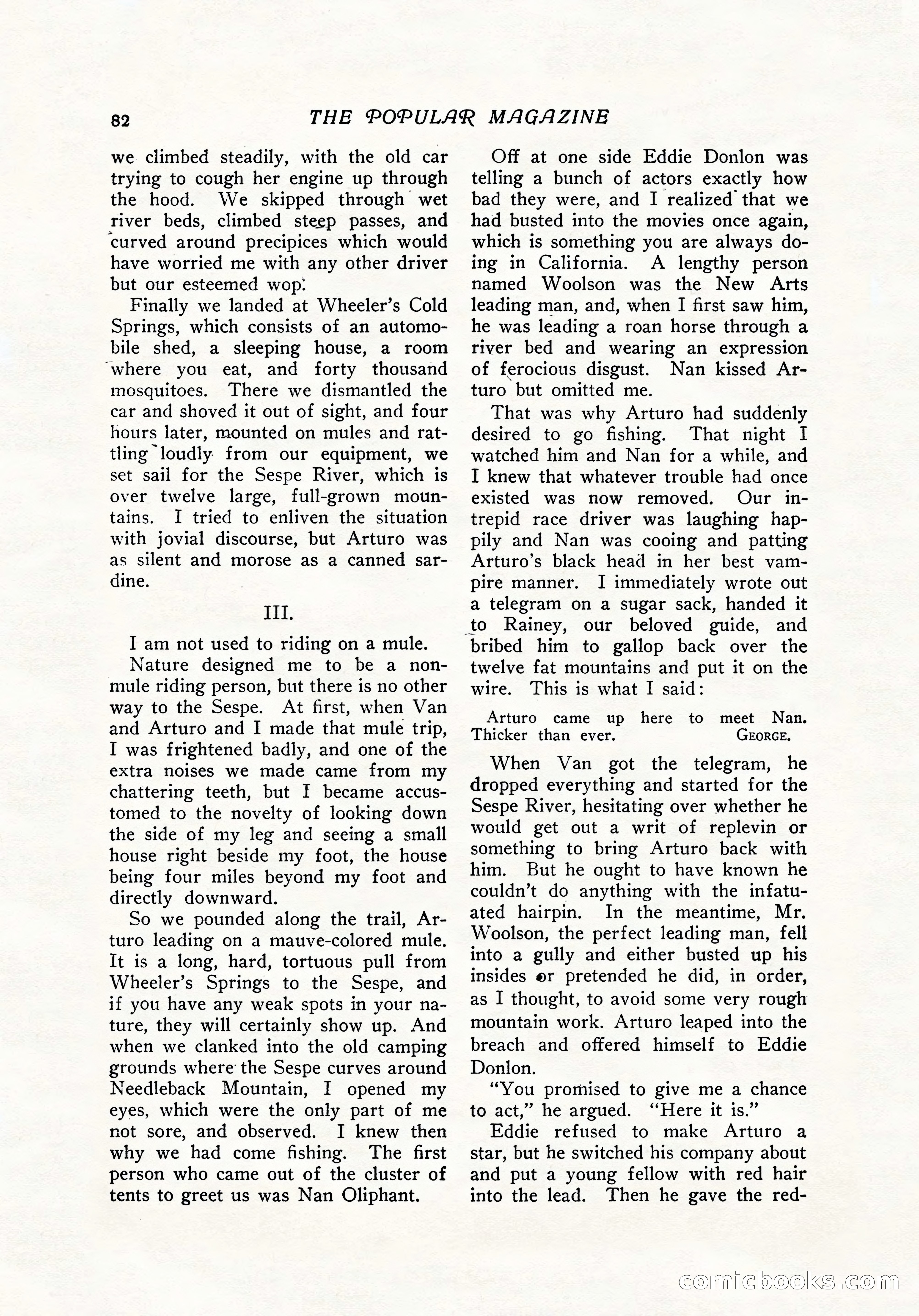 The Popular Magazine, December 7, 1916 — page 88 of 232