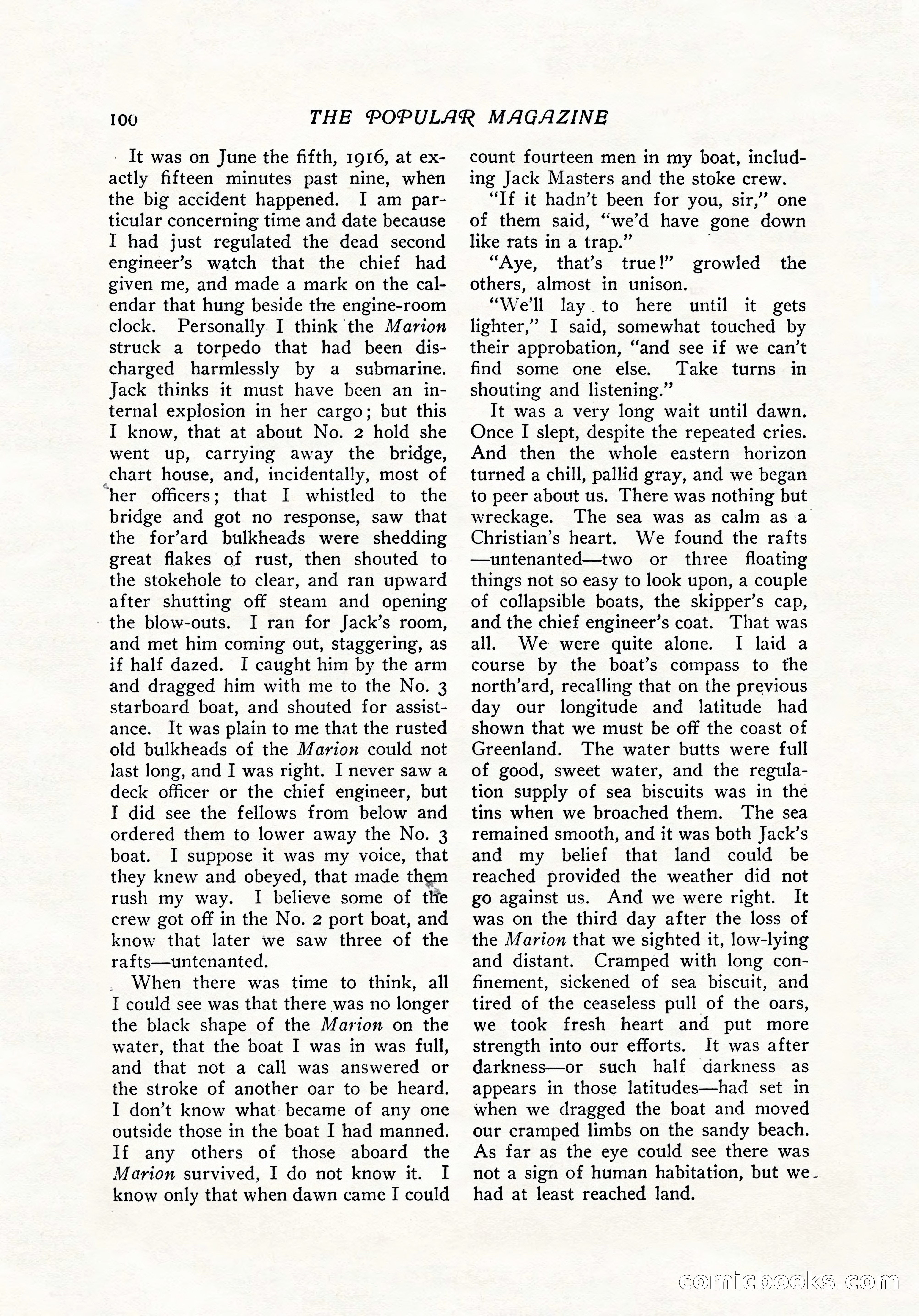 The Popular Magazine, December 7, 1916 — page 106 of 232