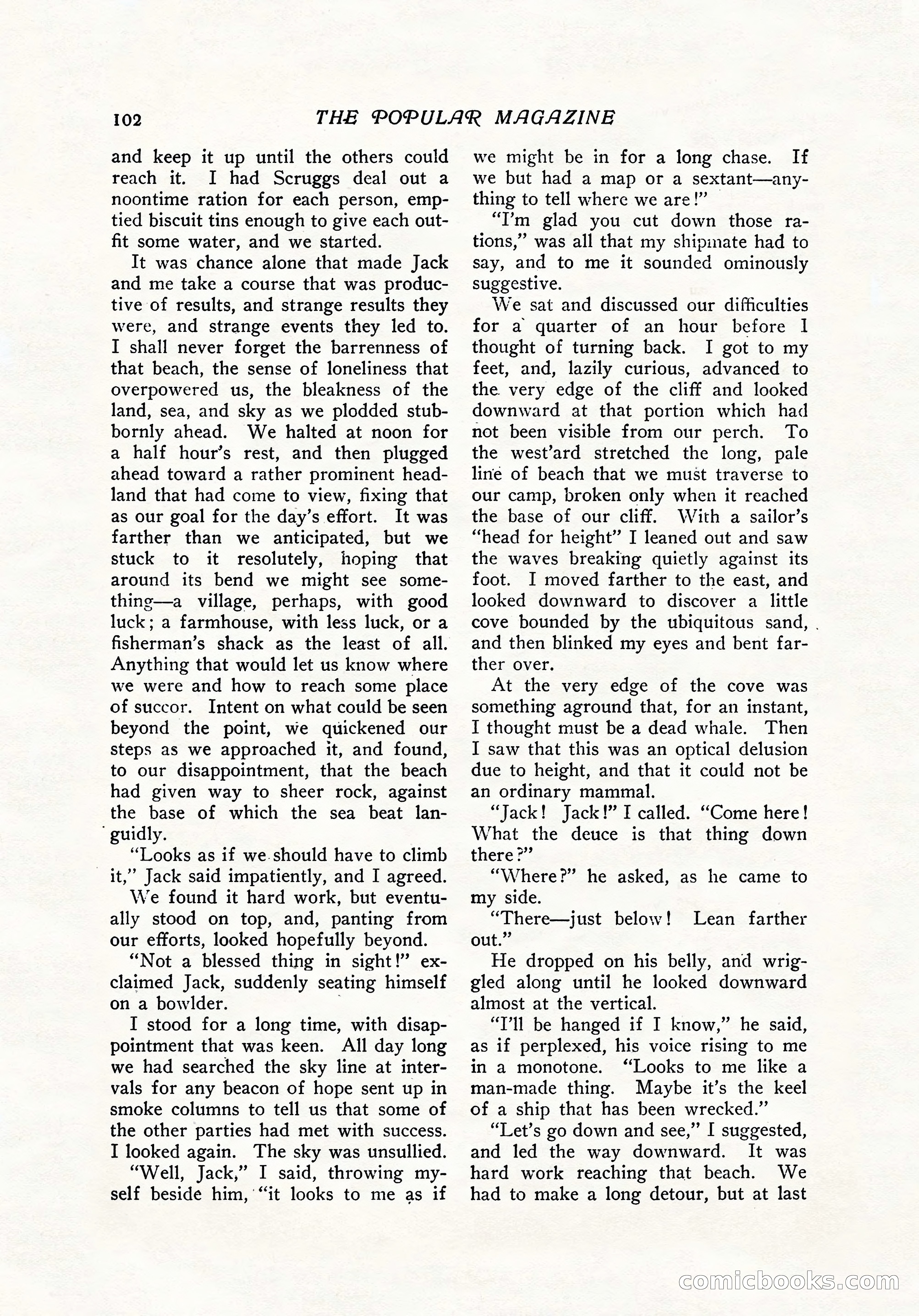 The Popular Magazine, December 7, 1916 — page 108 of 232