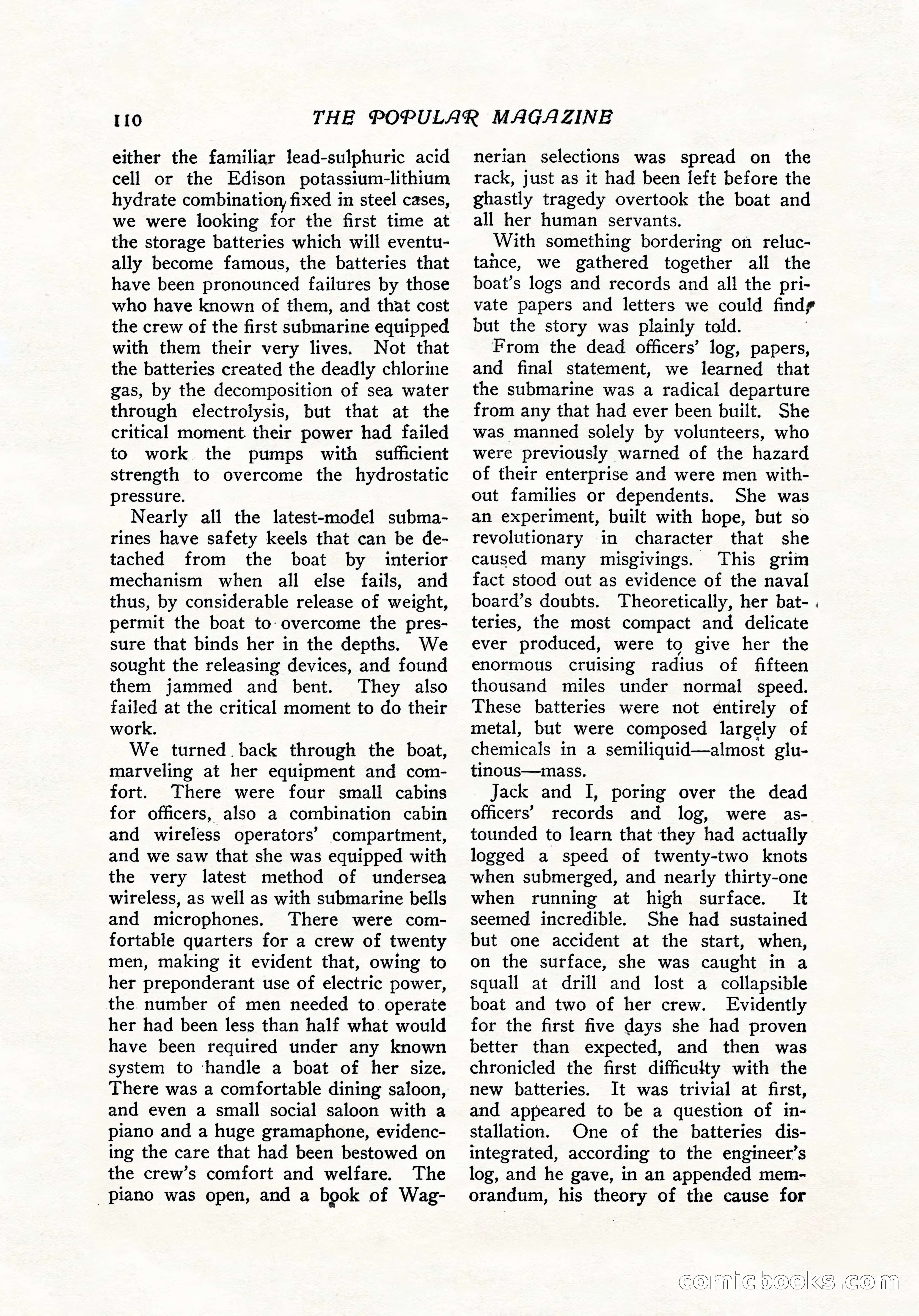 The Popular Magazine, December 7, 1916 — page 116 of 232