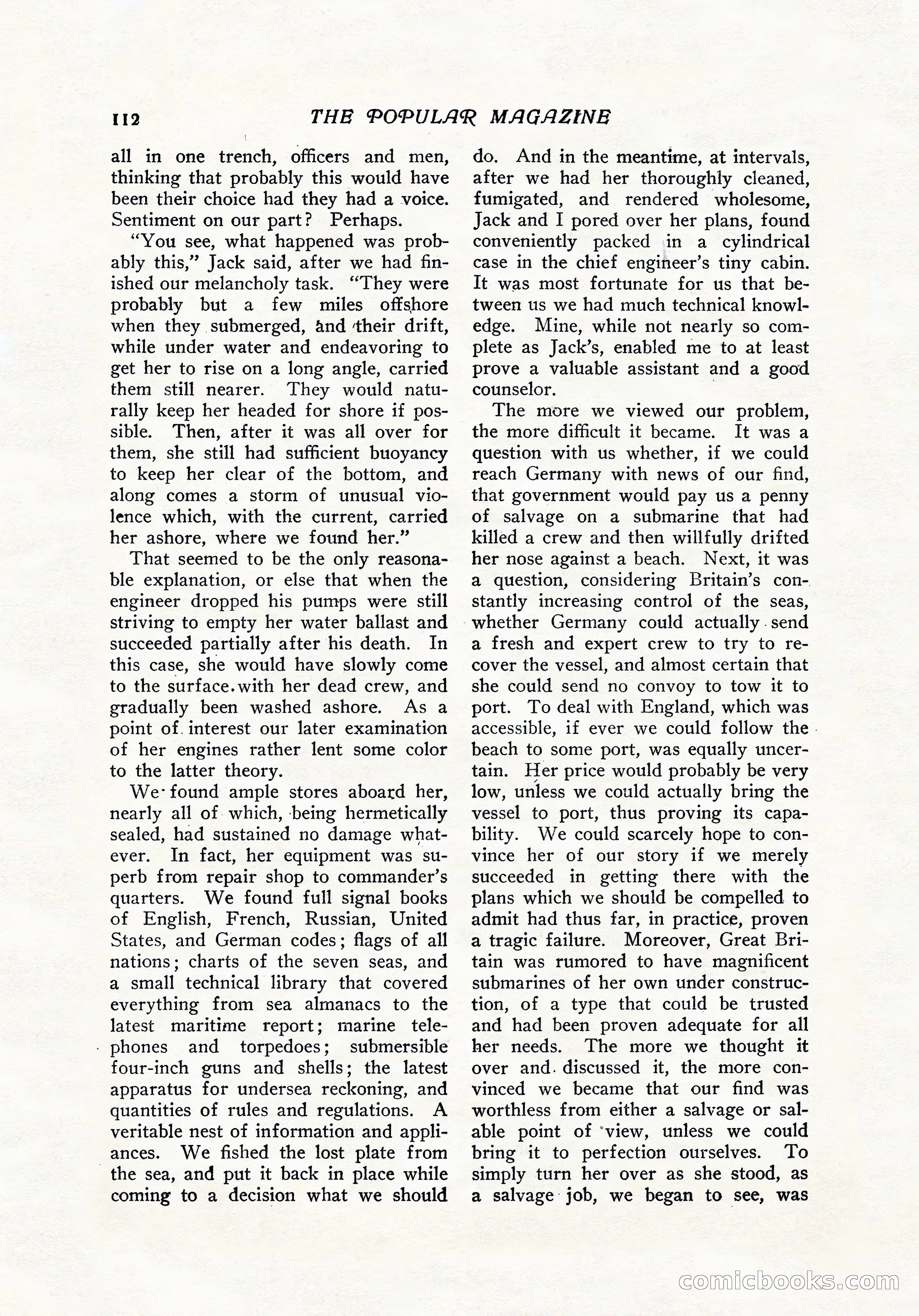 The Popular Magazine, December 7, 1916 — page 118 of 232