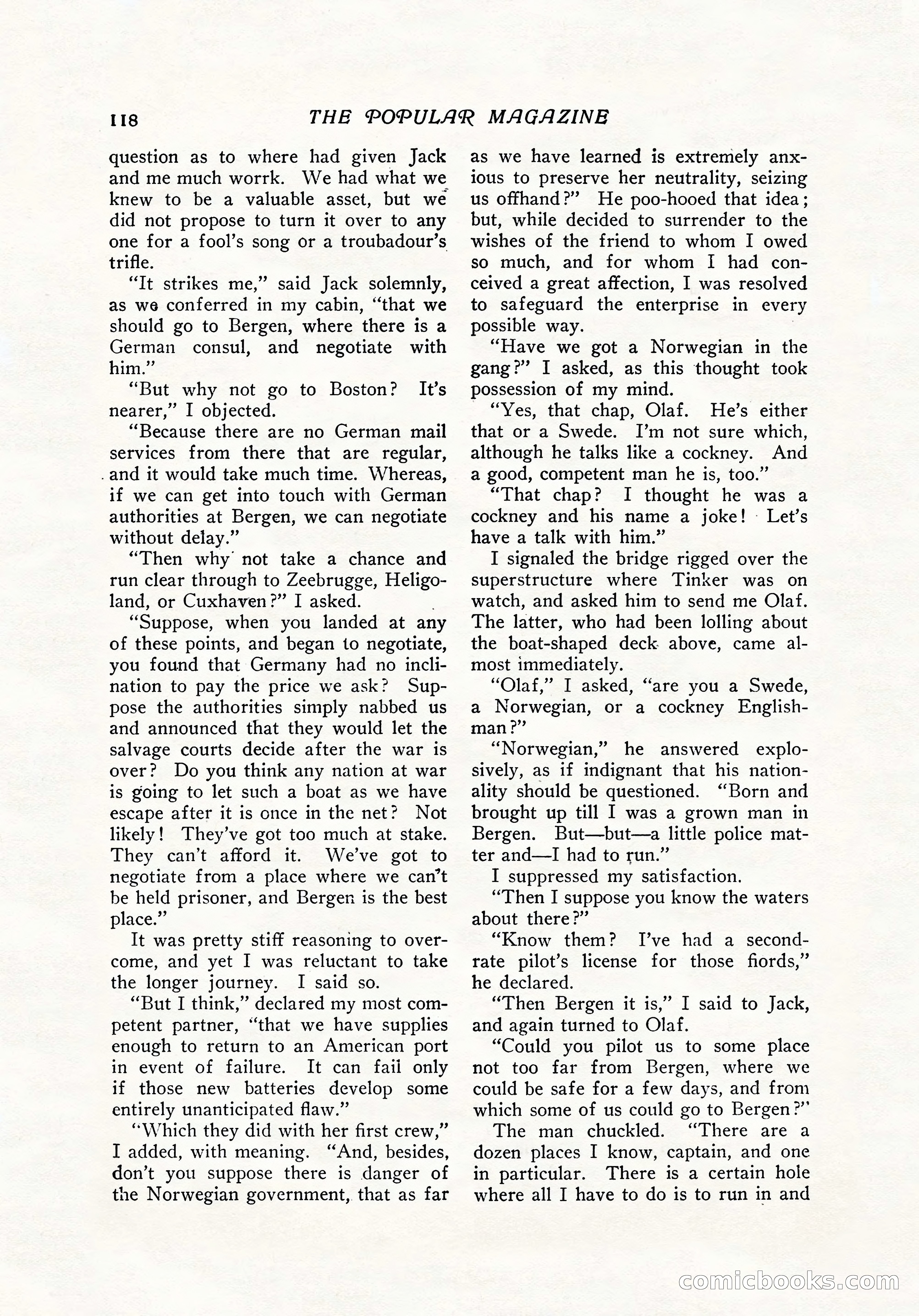 The Popular Magazine, December 7, 1916 — page 124 of 232