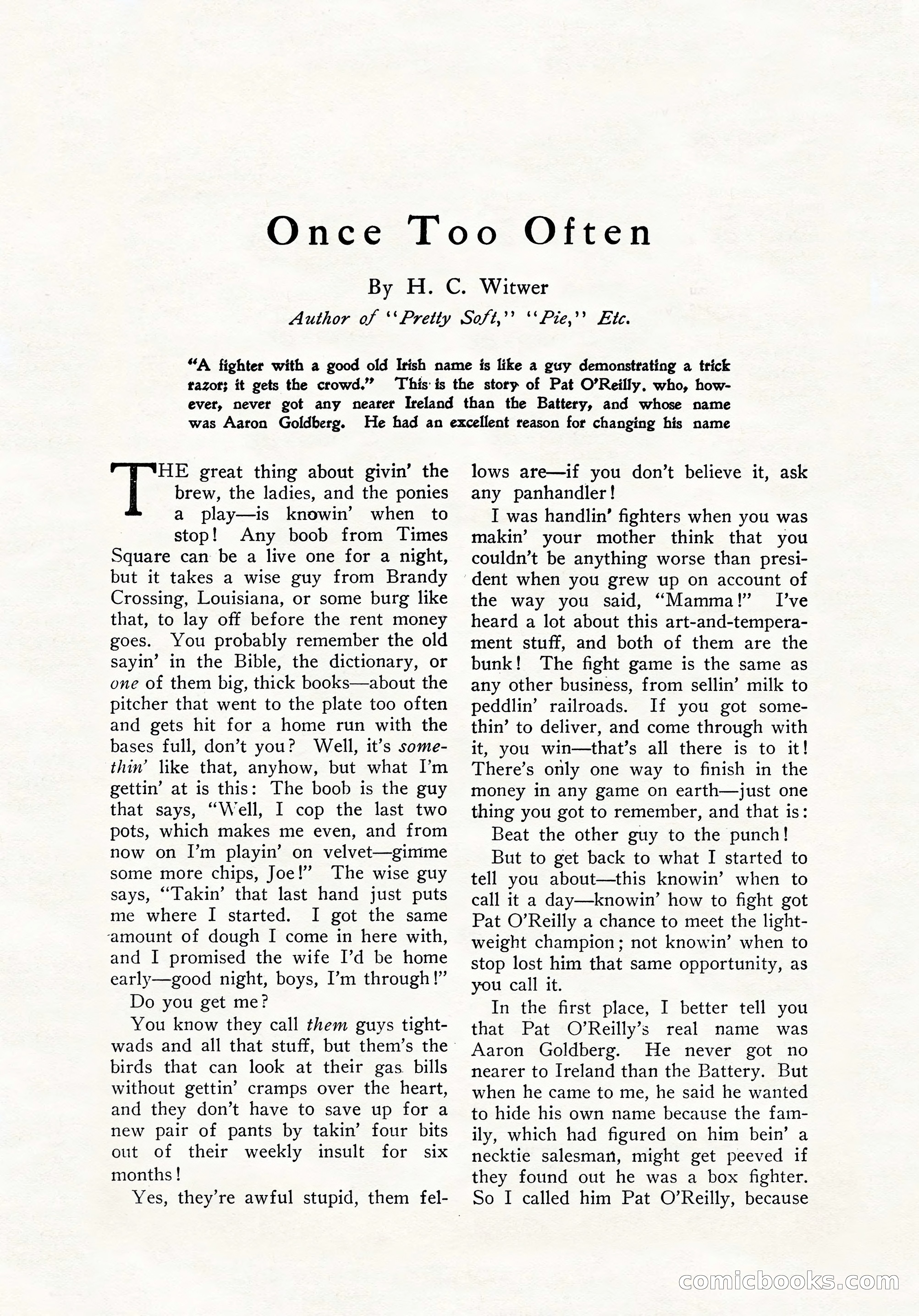 The Popular Magazine, December 7, 1916 — page 126 of 232