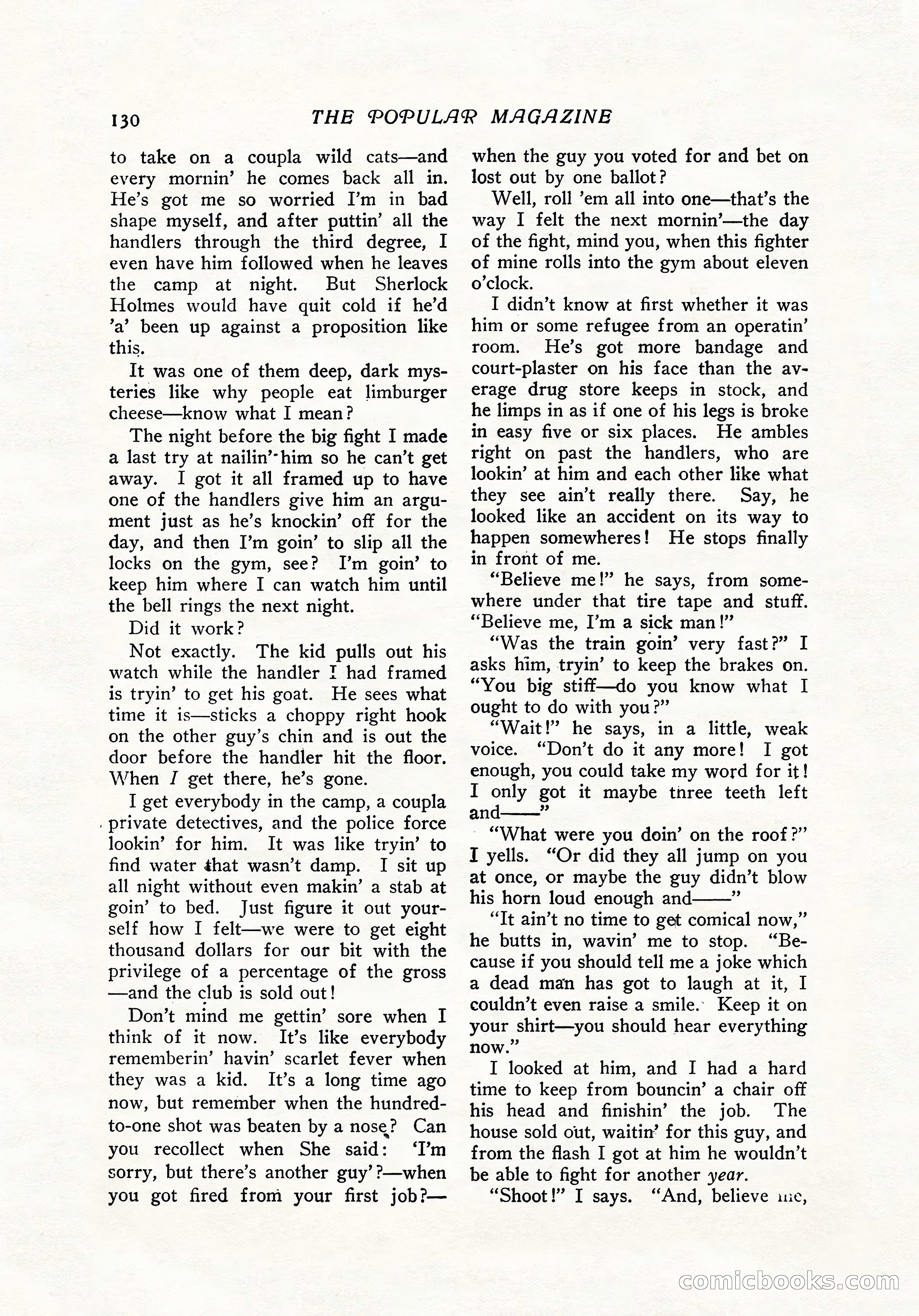 The Popular Magazine, December 7, 1916 — page 136 of 232