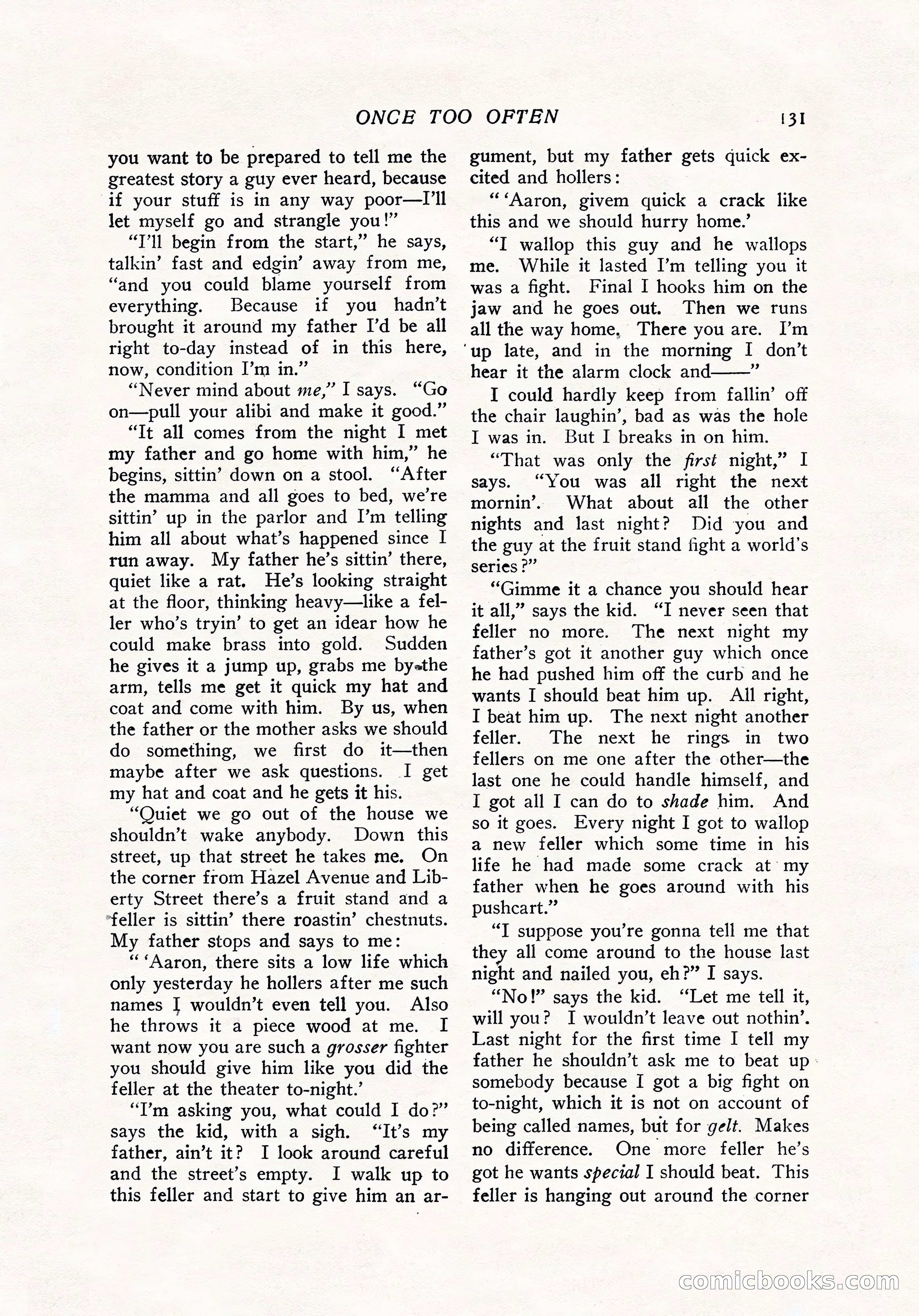 The Popular Magazine, December 7, 1916 — page 137 of 232