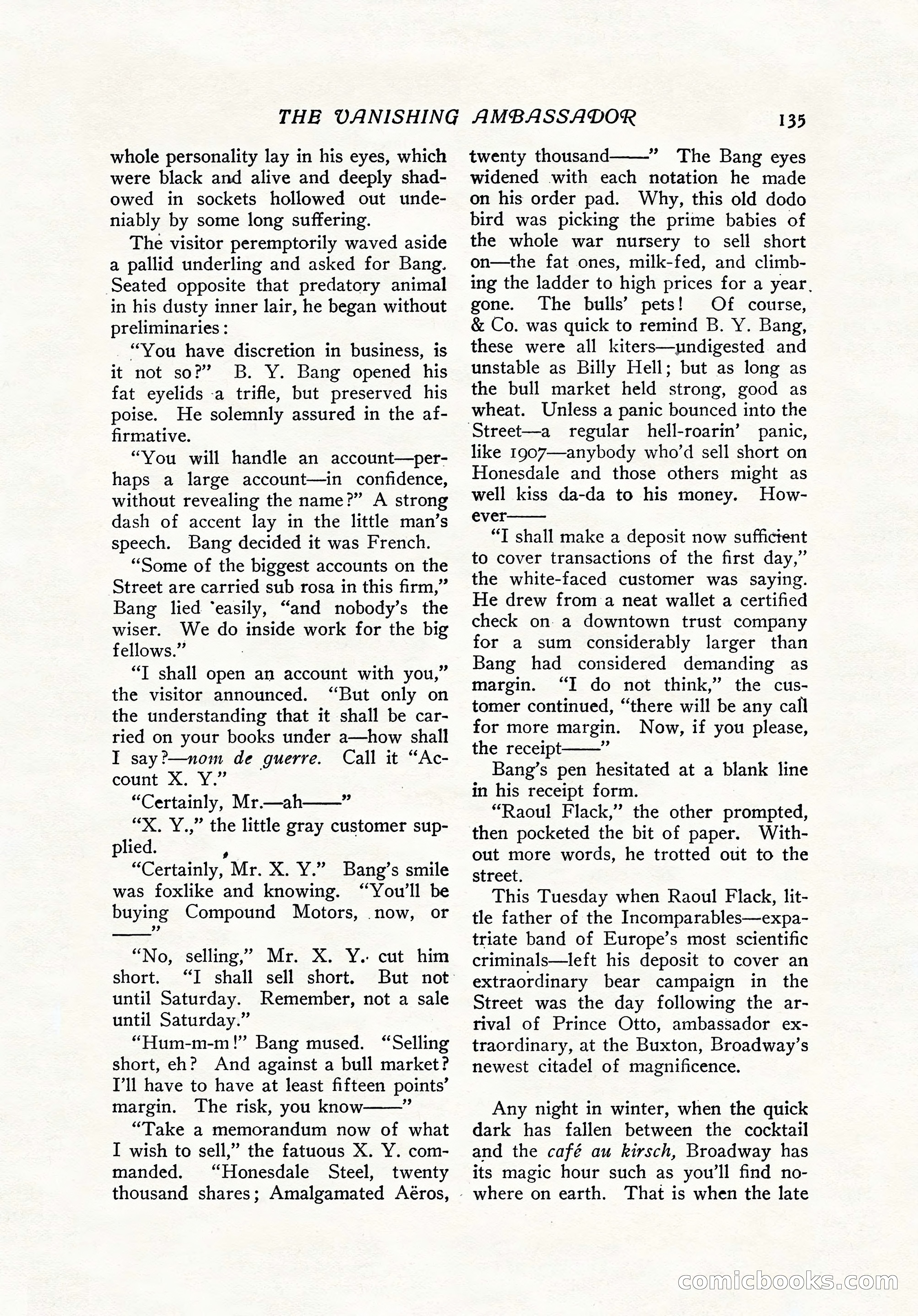 The Popular Magazine, December 7, 1916 — page 141 of 232