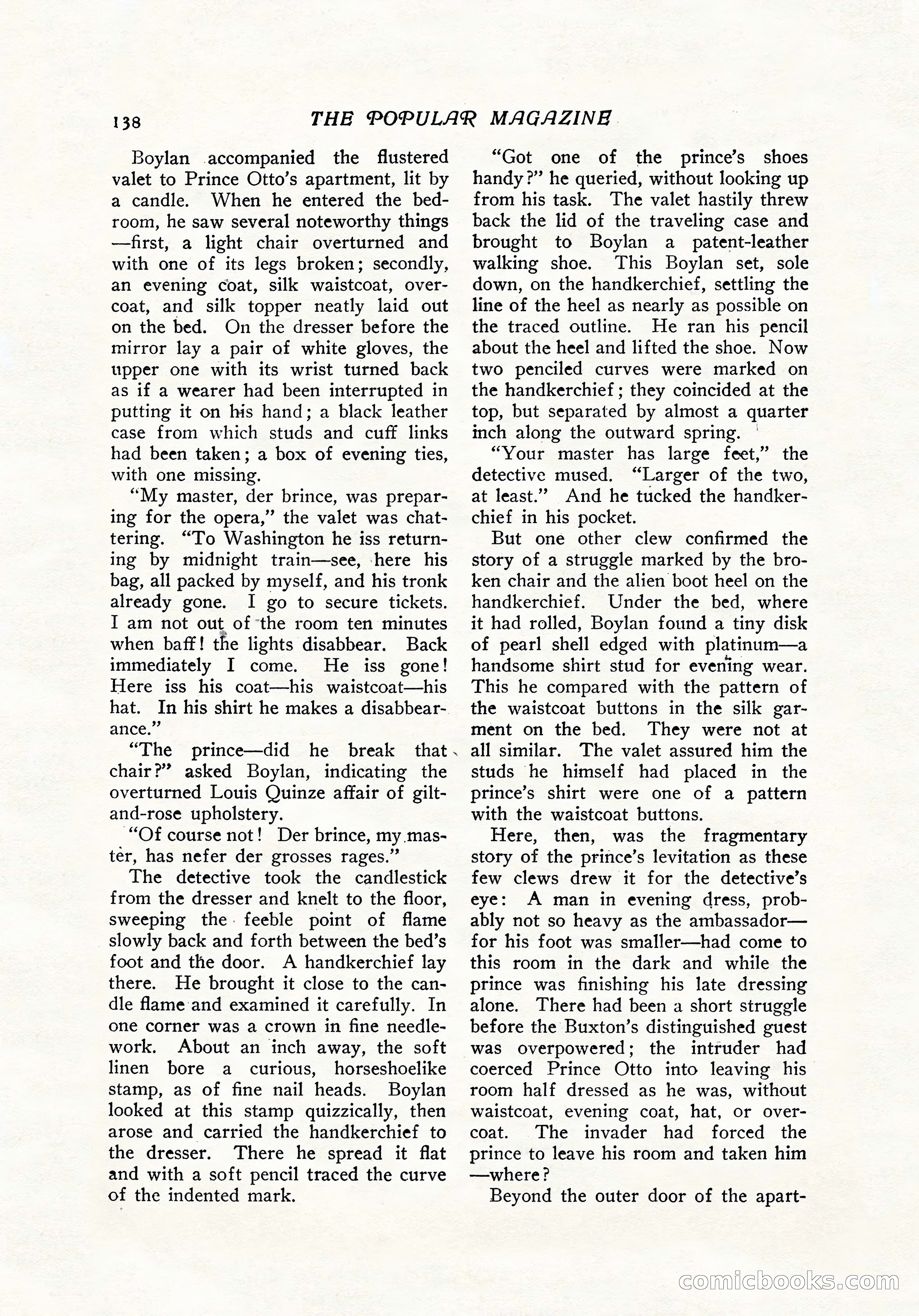 The Popular Magazine, December 7, 1916 — page 144 of 232