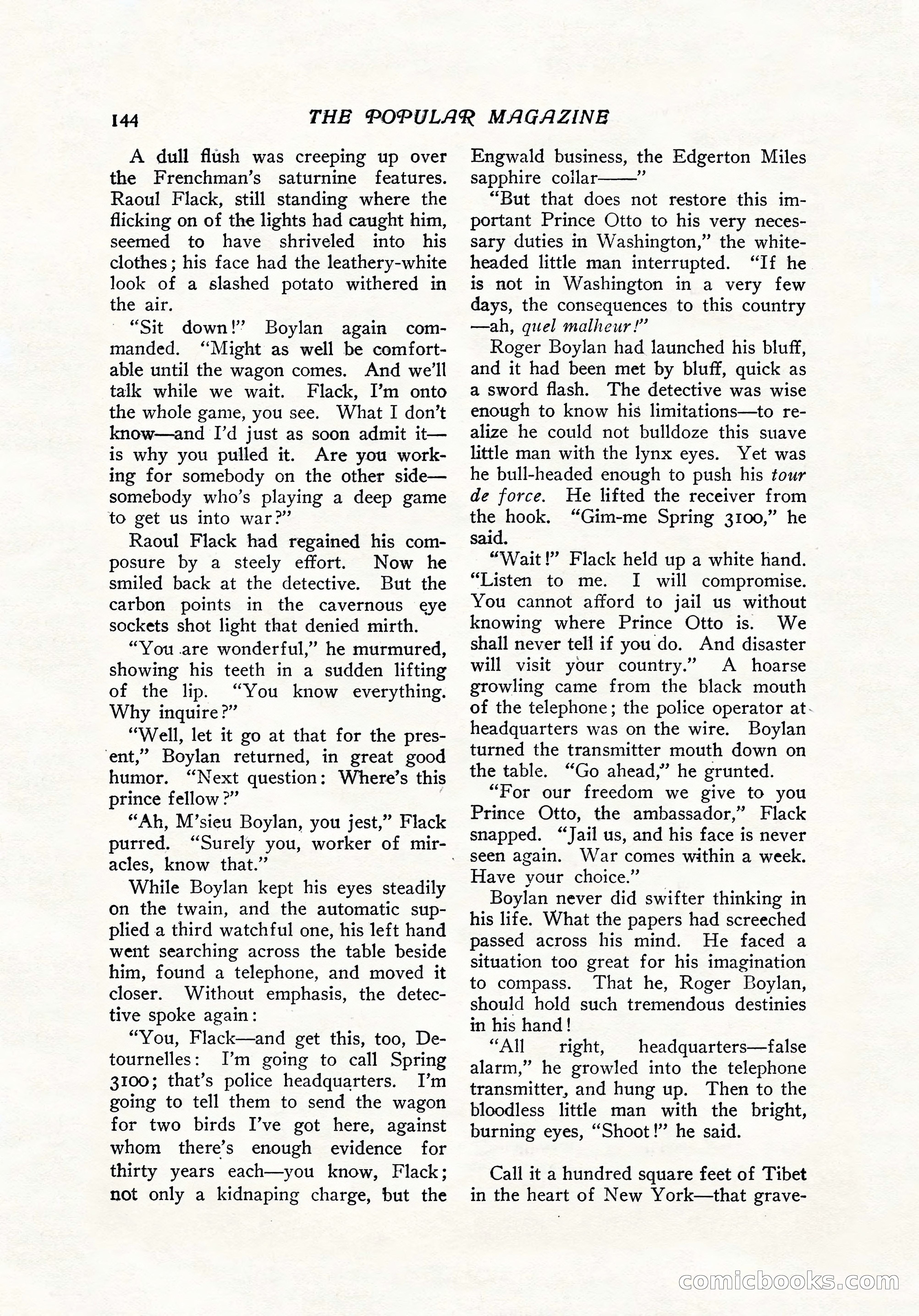 The Popular Magazine, December 7, 1916 — page 150 of 232