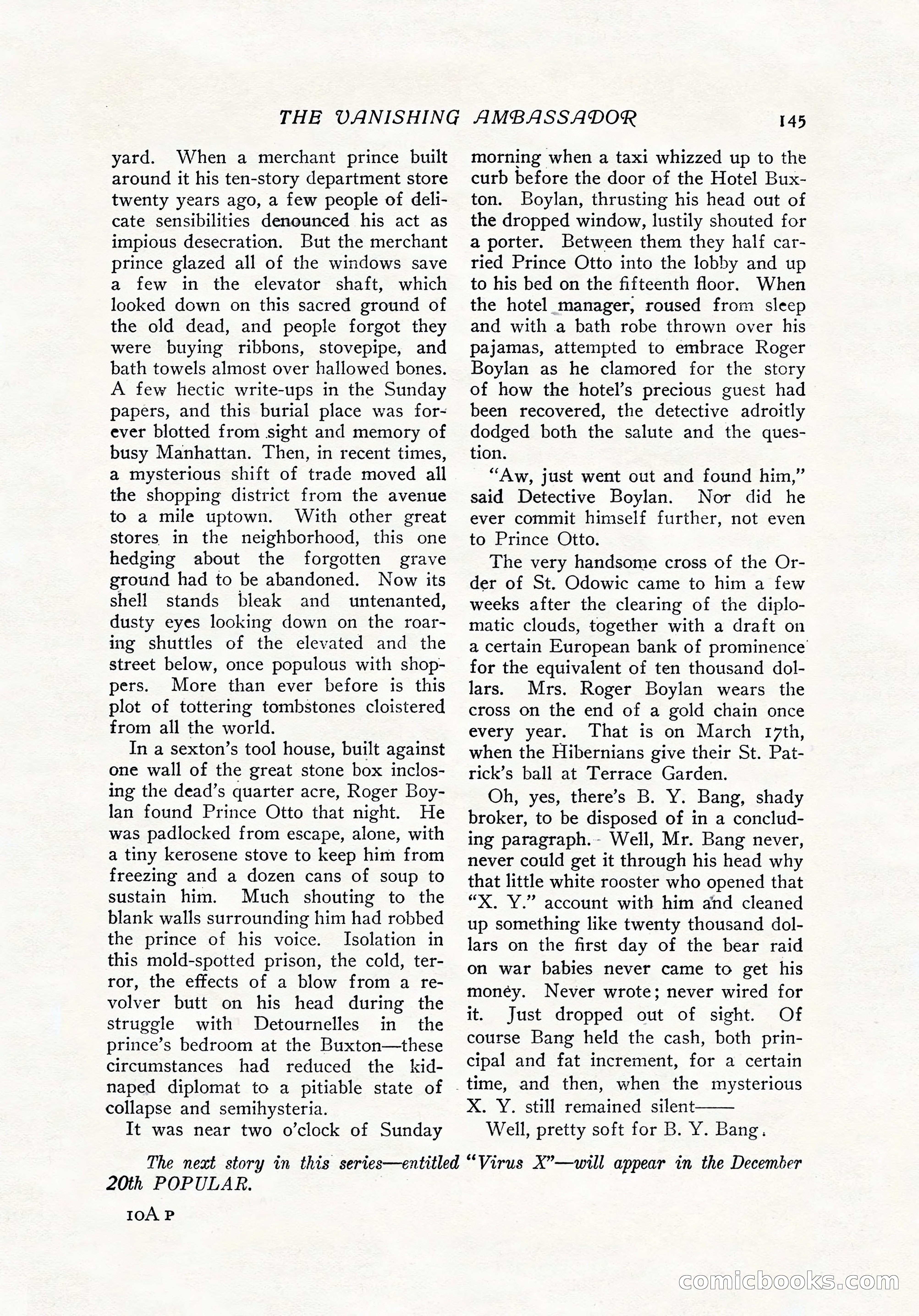 The Popular Magazine, December 7, 1916 — page 151 of 232