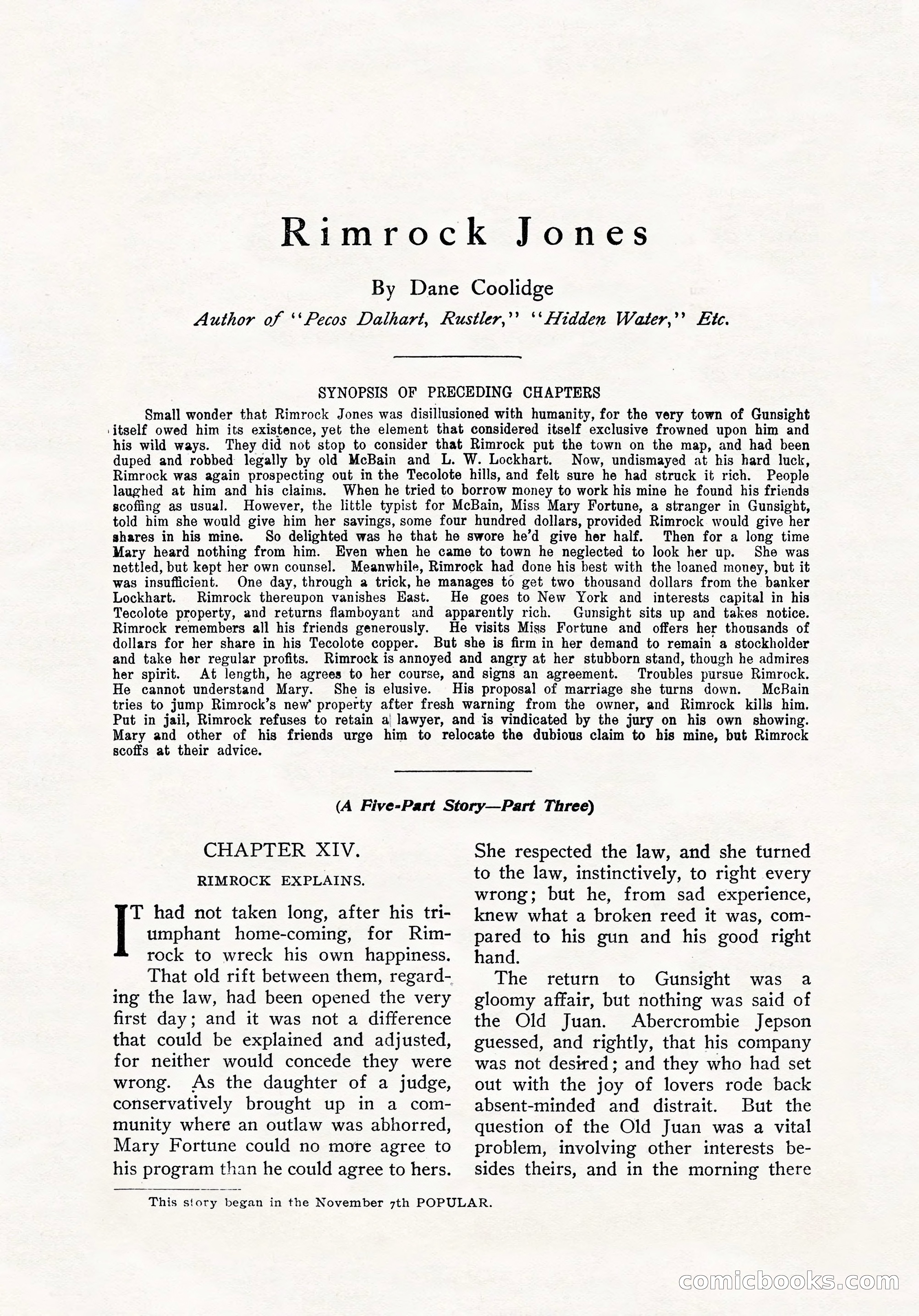 The Popular Magazine, December 7, 1916 — page 162 of 232
