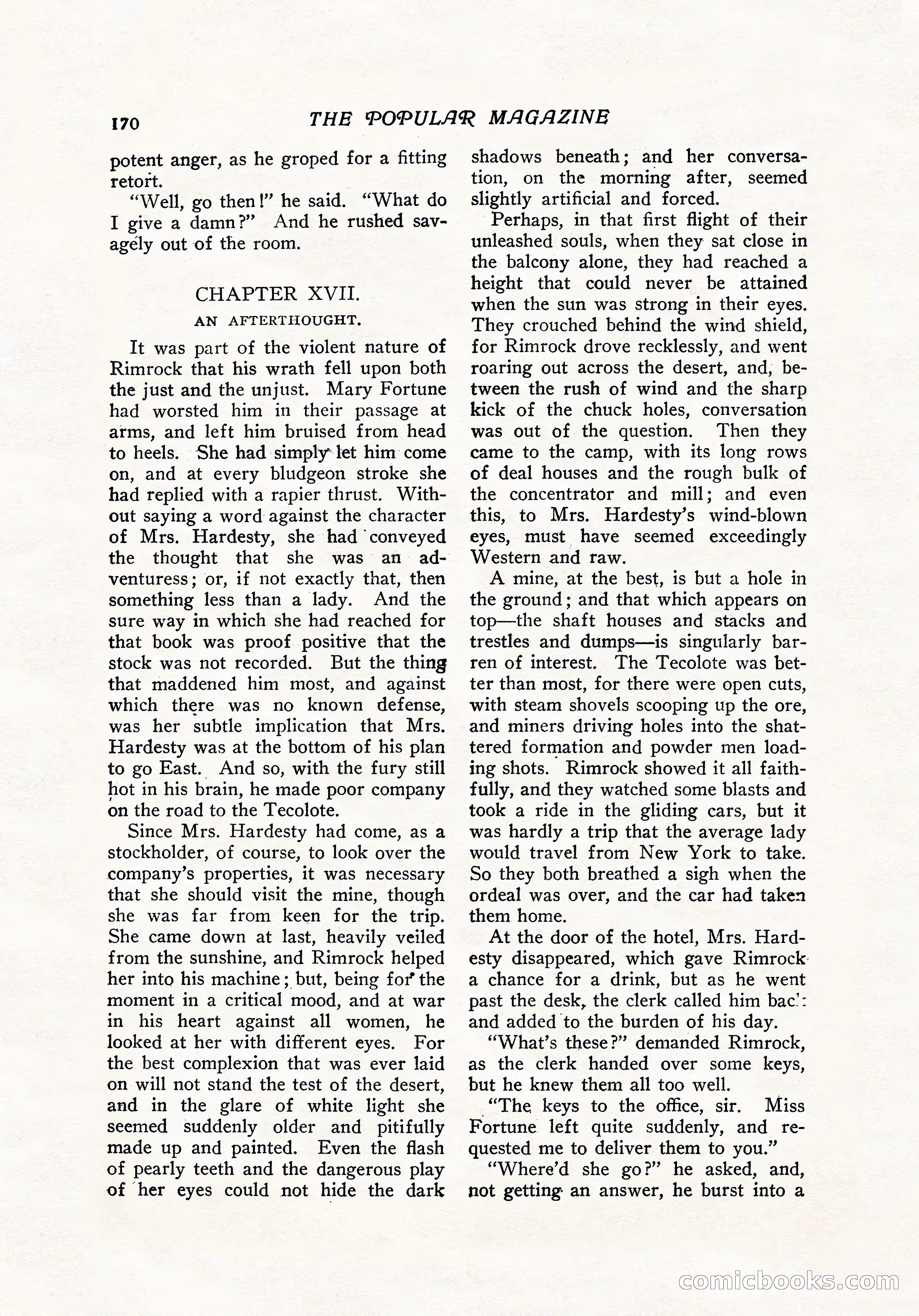 The Popular Magazine, December 7, 1916 — page 176 of 232