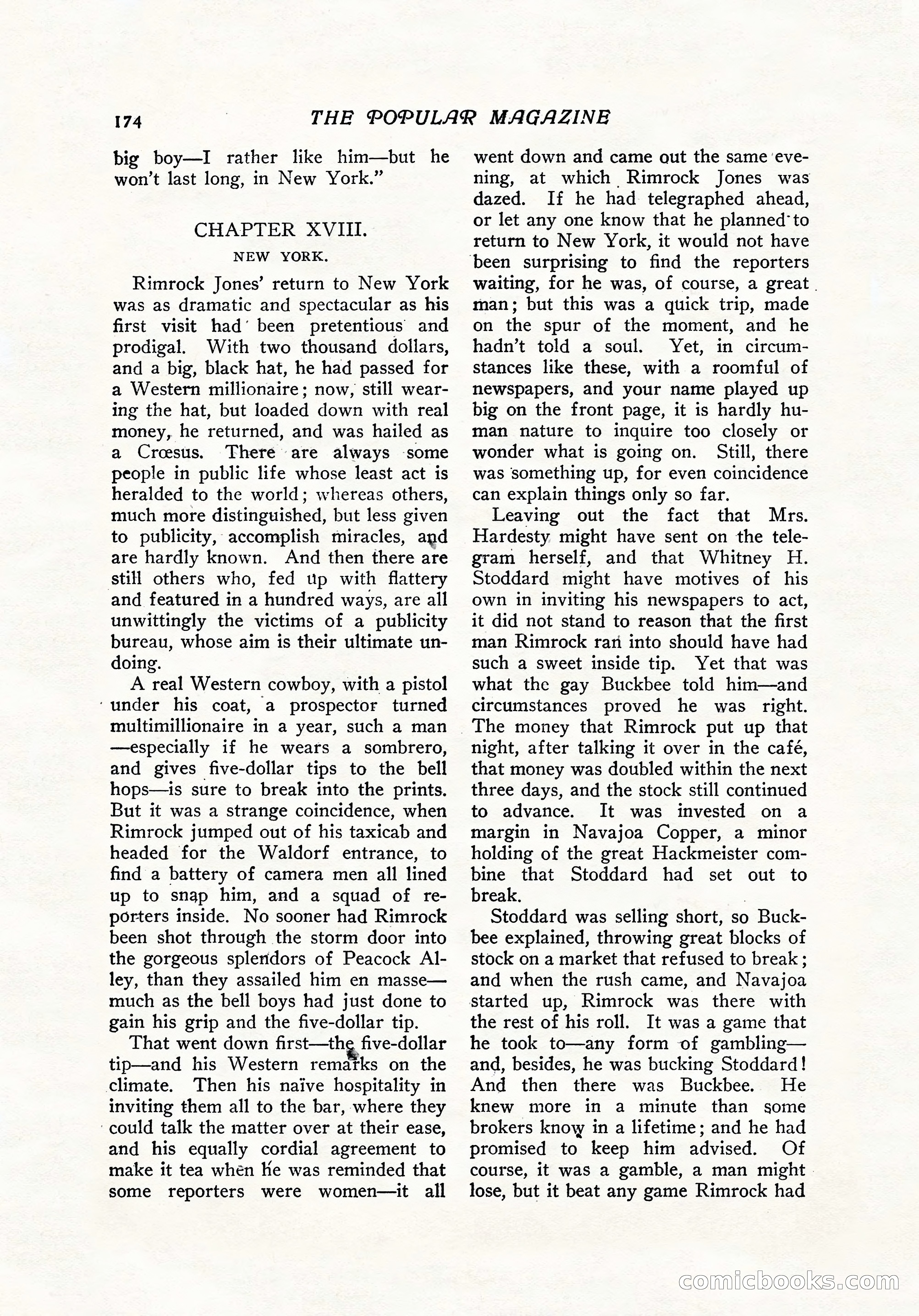The Popular Magazine, December 7, 1916 — page 180 of 232