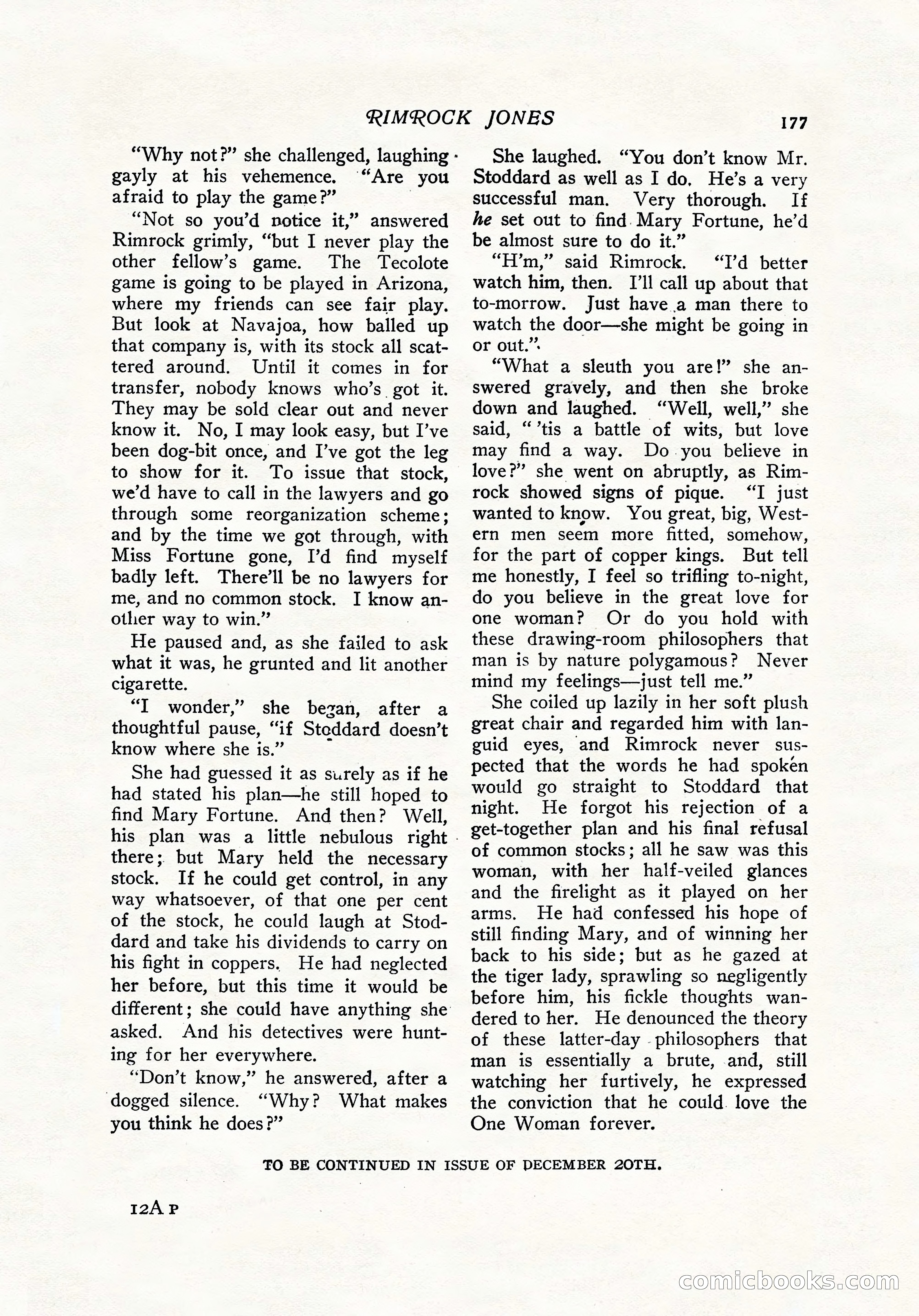 The Popular Magazine, December 7, 1916 — page 183 of 232