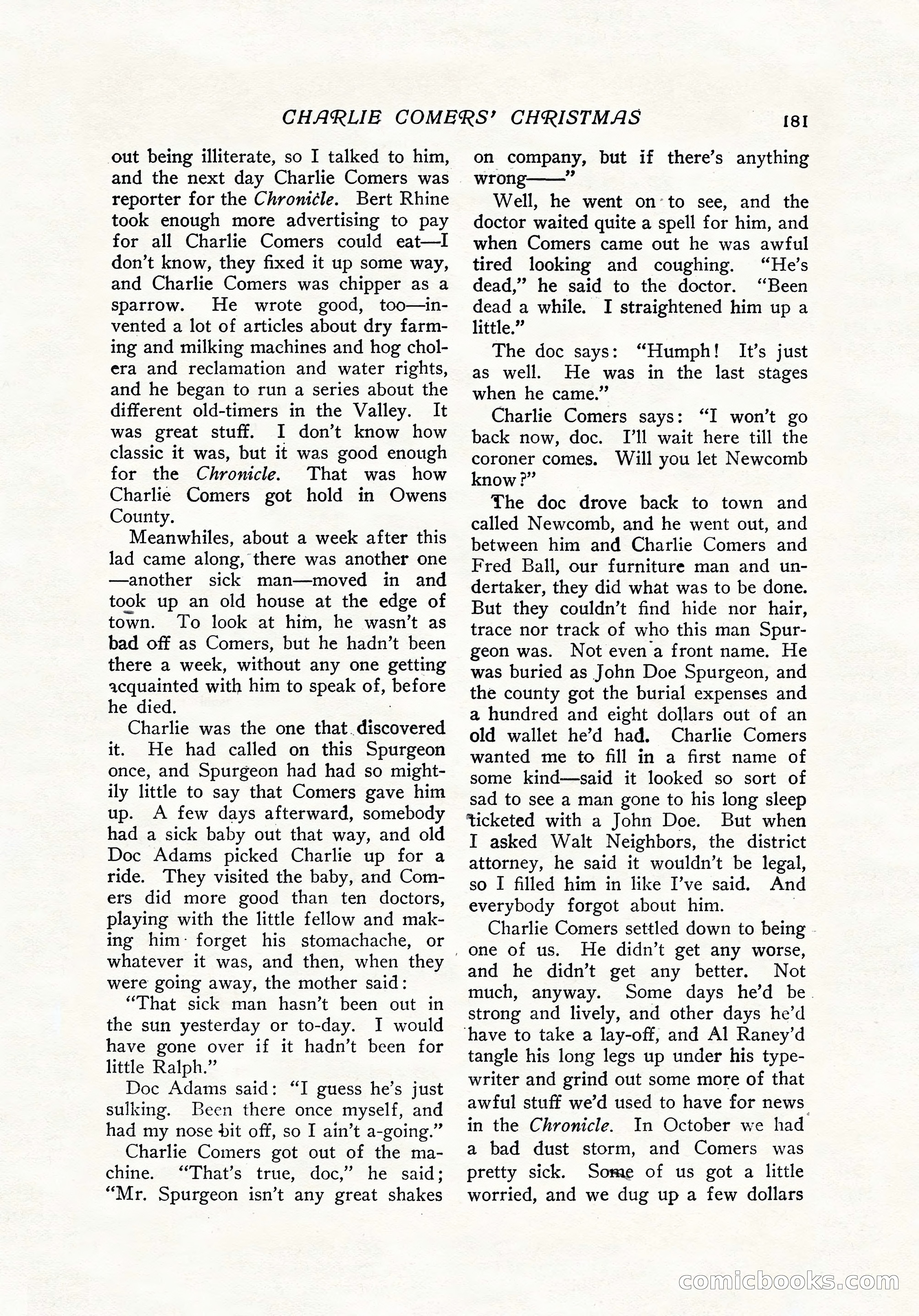 The Popular Magazine, December 7, 1916 — page 187 of 232