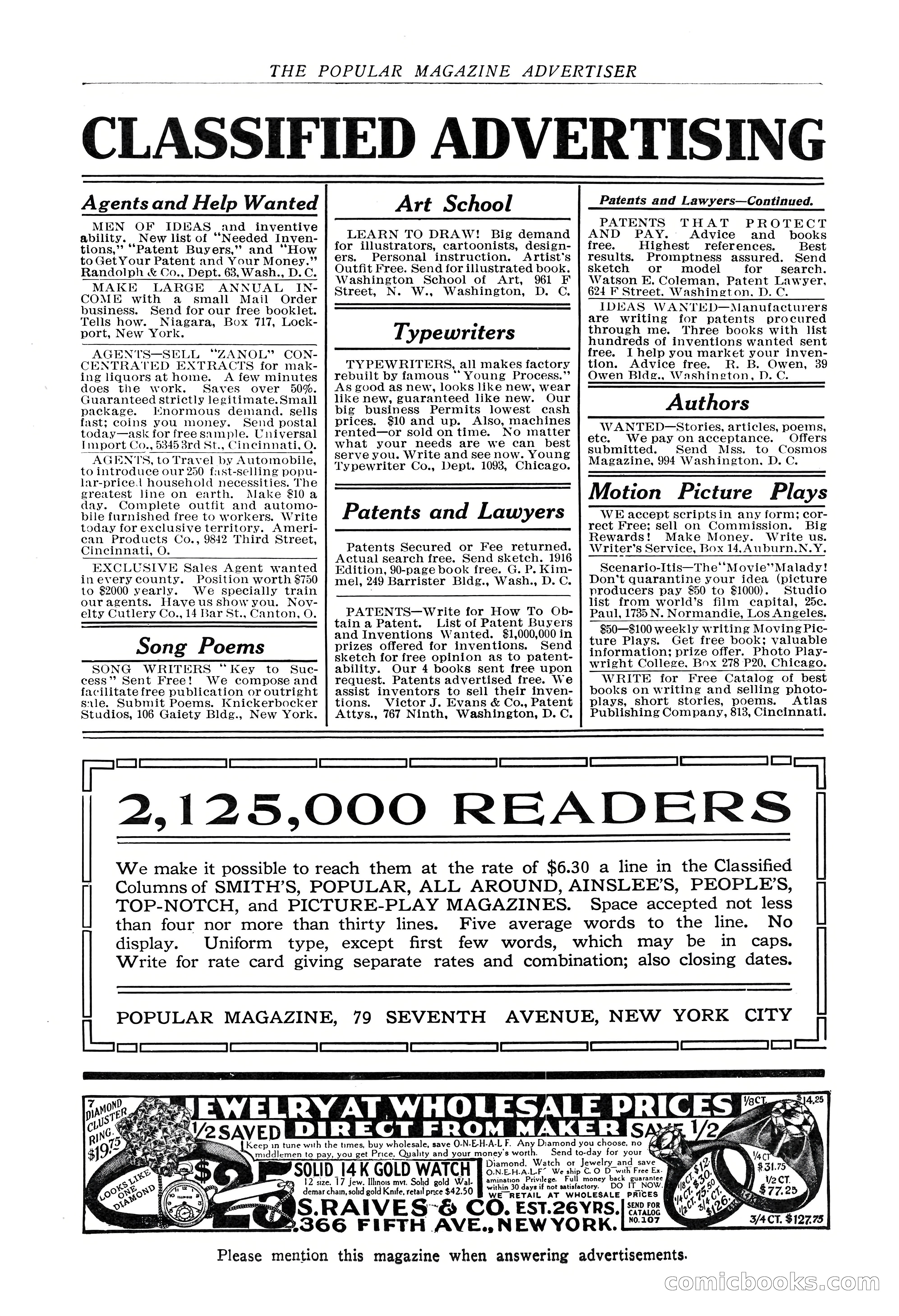 The Popular Magazine, Vol. 43, No. 1 — page 4 of 220