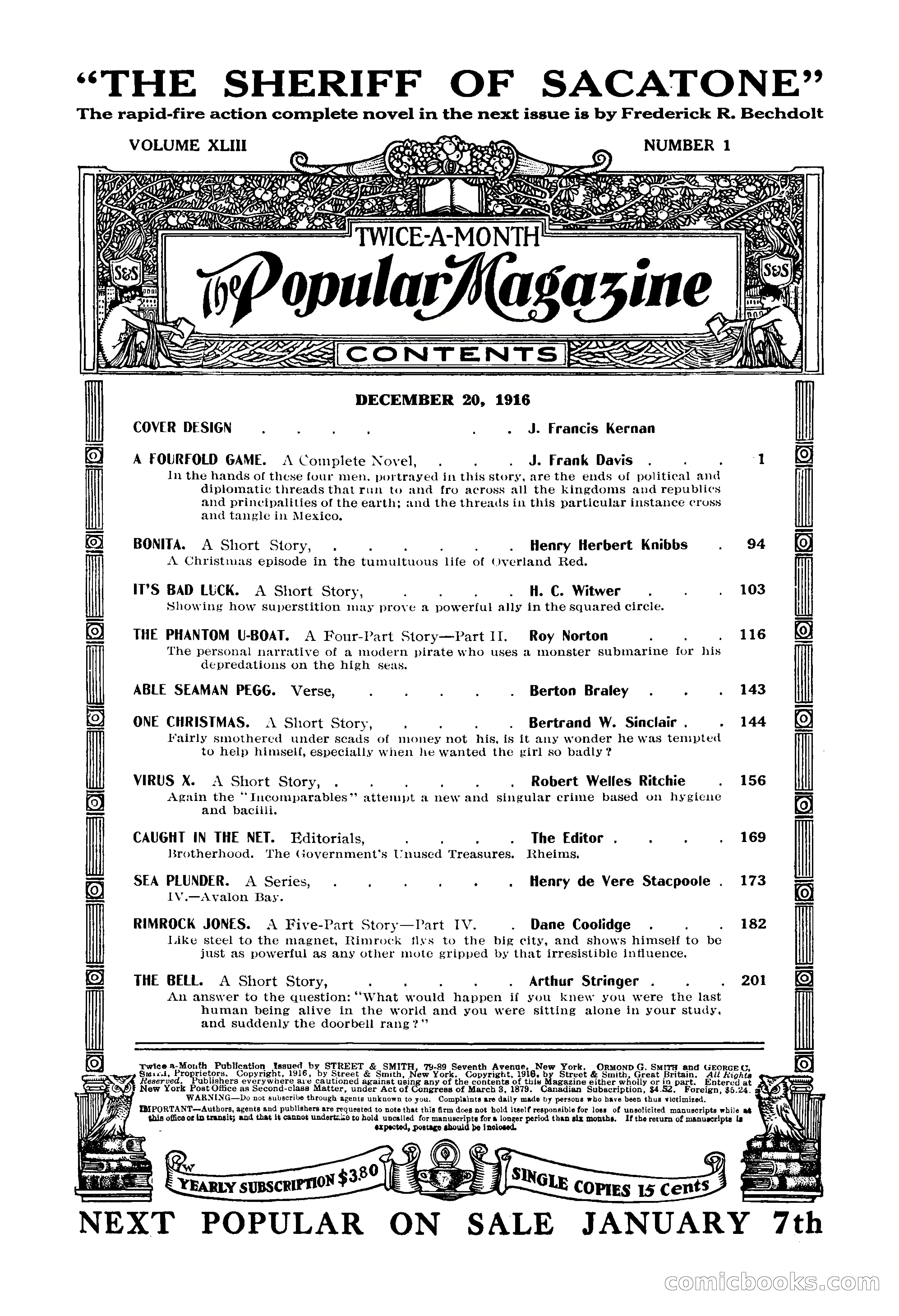 The Popular Magazine, Vol. 43, No. 1 — page 5 of 220