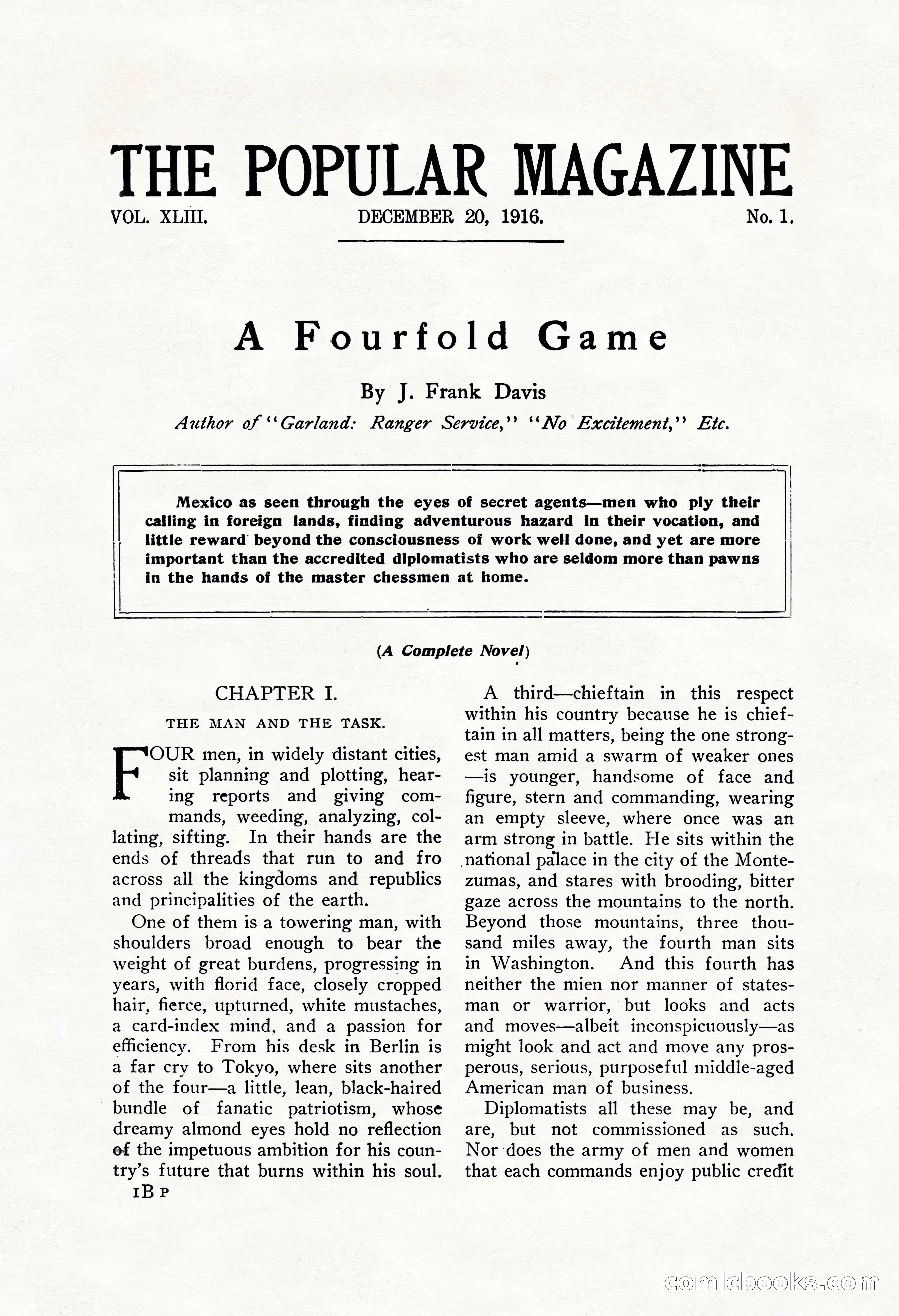 The Popular Magazine, Vol. 43, No. 1 — page 7 of 220