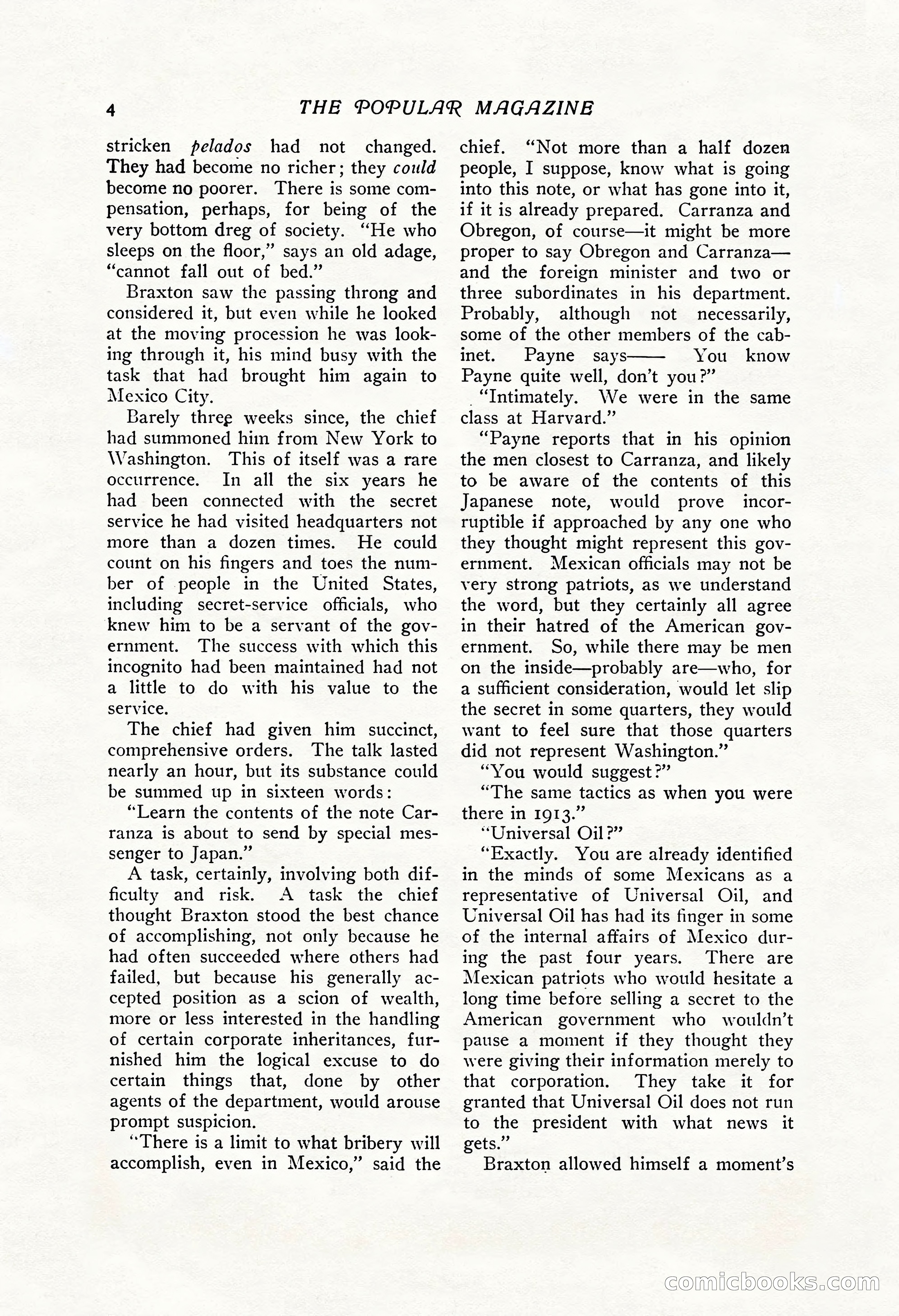 The Popular Magazine, Vol. 43, No. 1 — page 10 of 220