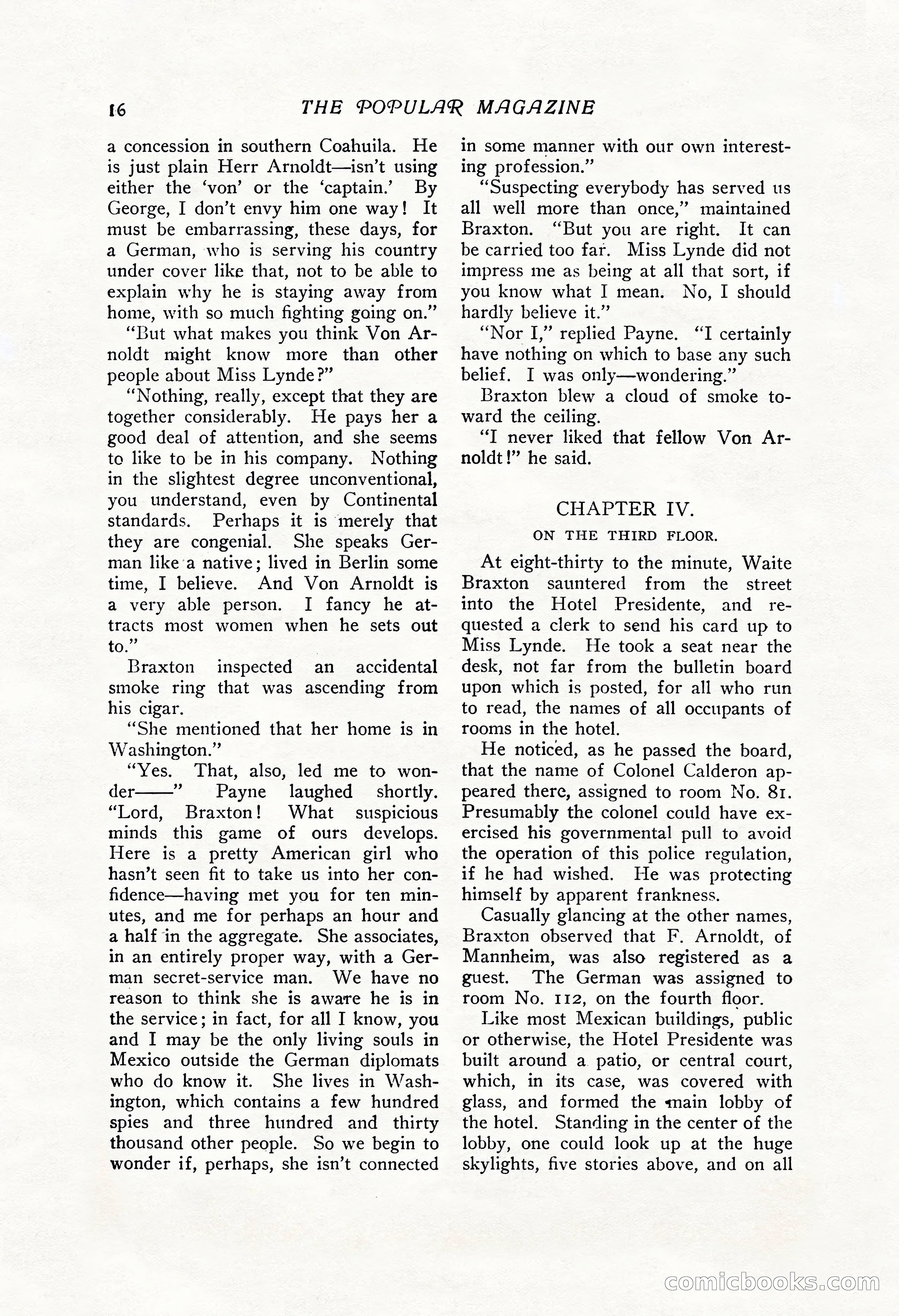 The Popular Magazine, Vol. 43, No. 1 — page 22 of 220
