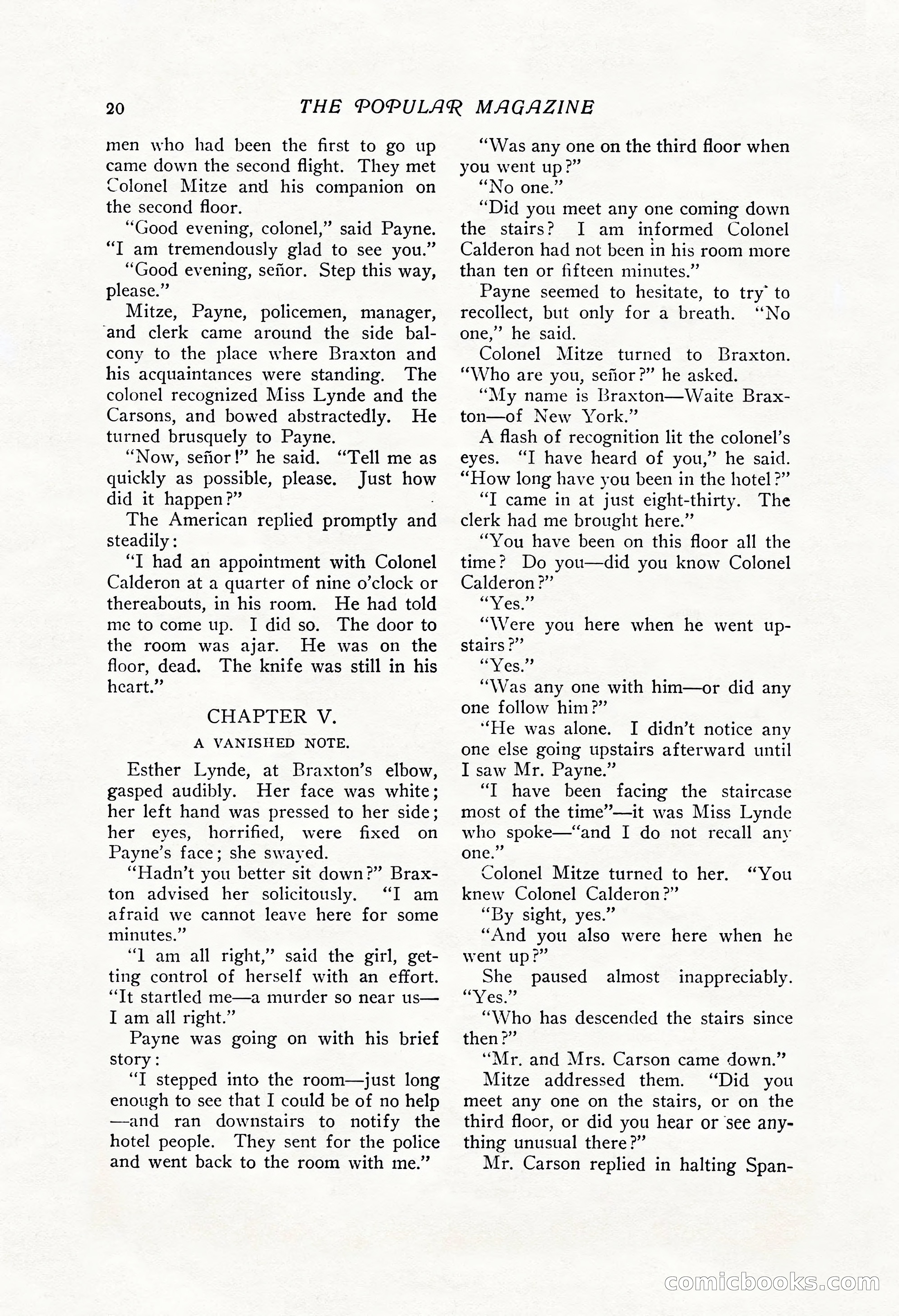 The Popular Magazine, Vol. 43, No. 1 — page 26 of 220